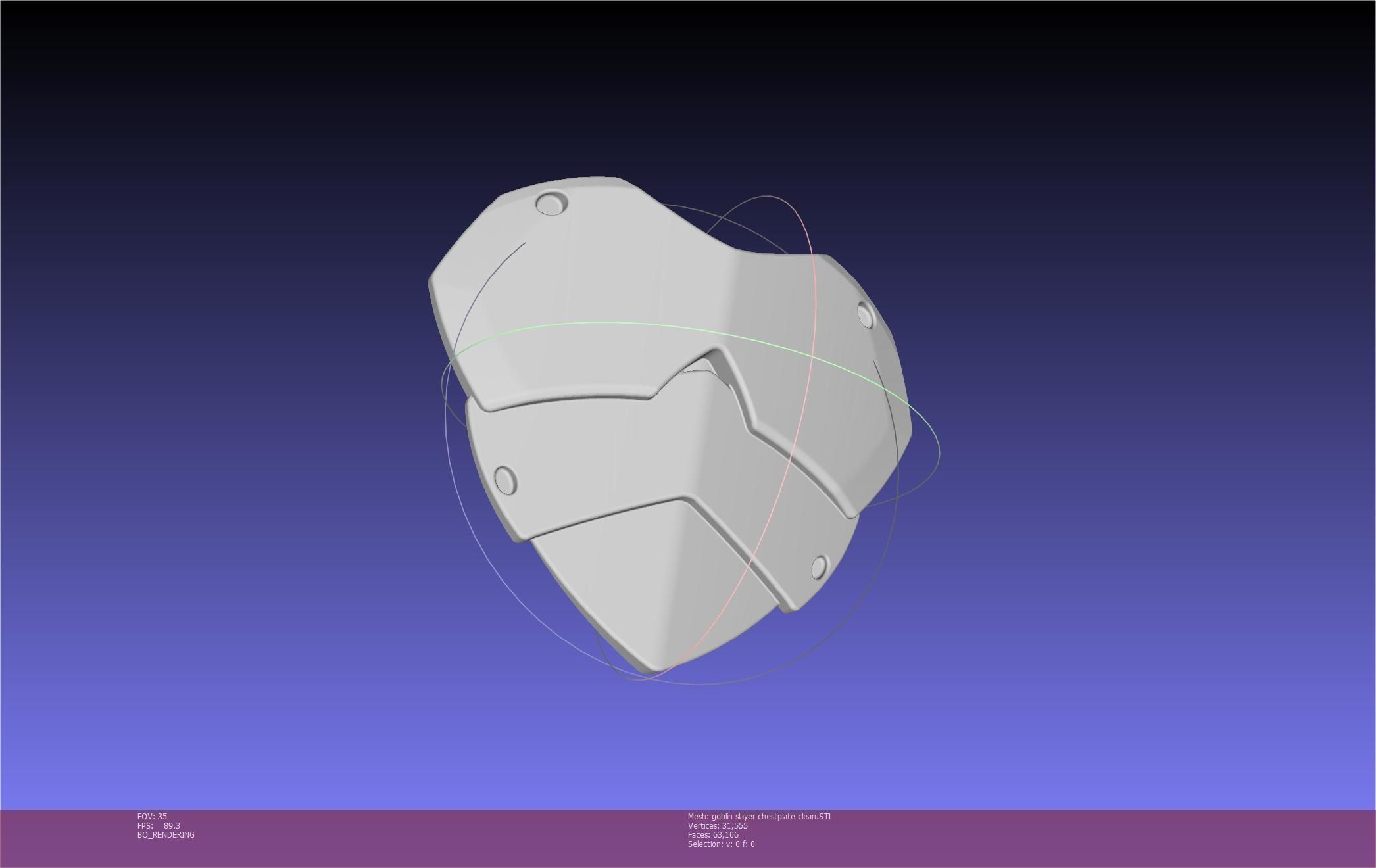 Goblin Slayer Chestplate Printable Model 3D print model_93