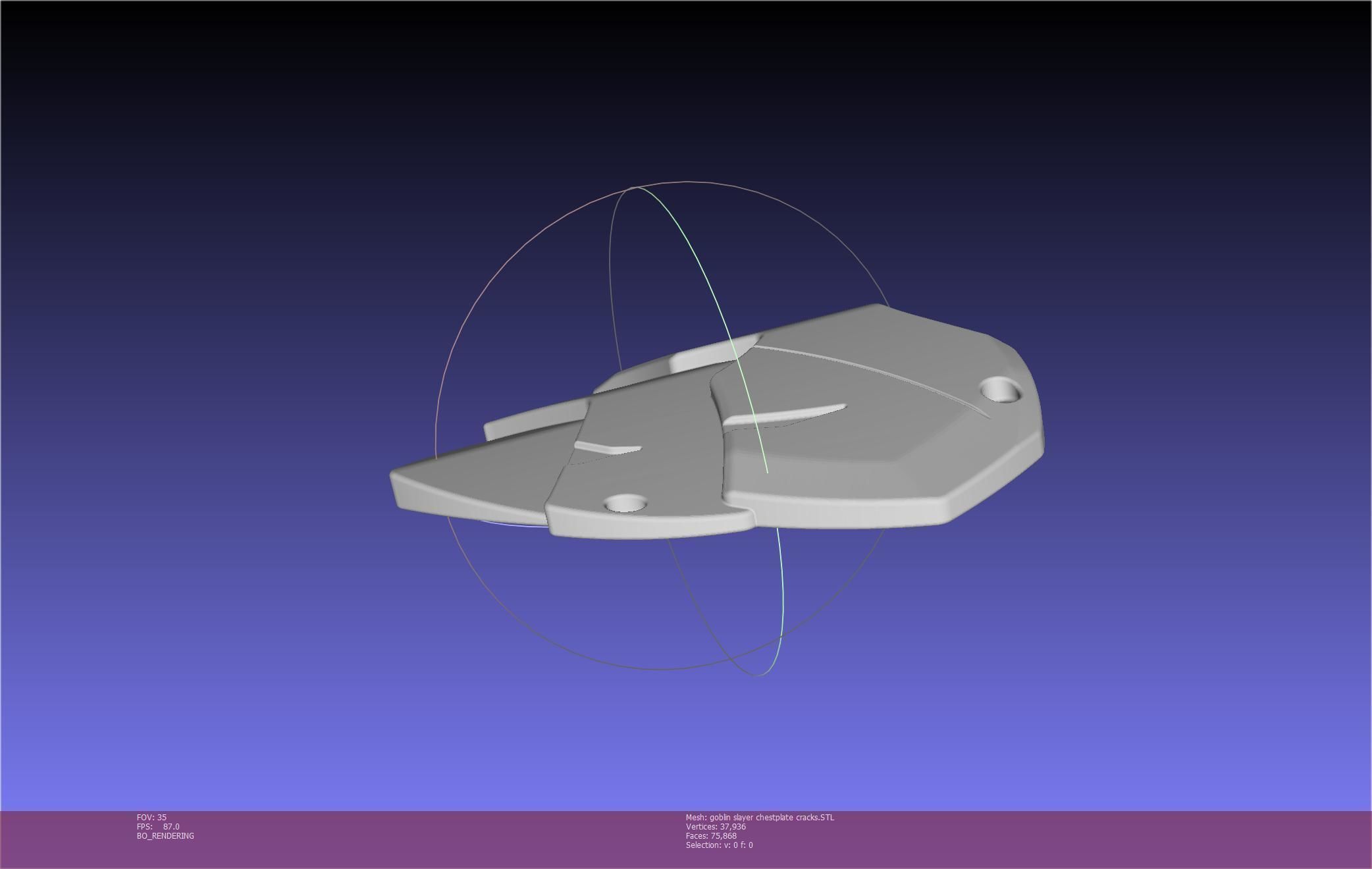 Goblin Slayer Chestplate Printable Model 3D print model_50