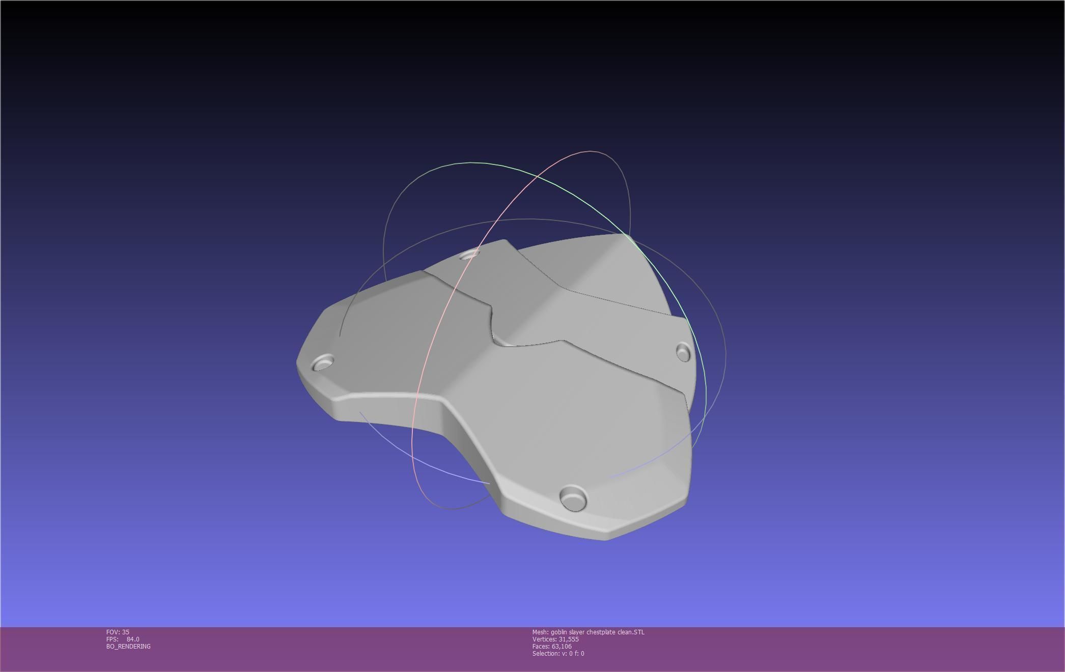 Goblin Slayer Chestplate Printable Model 3D print model_96