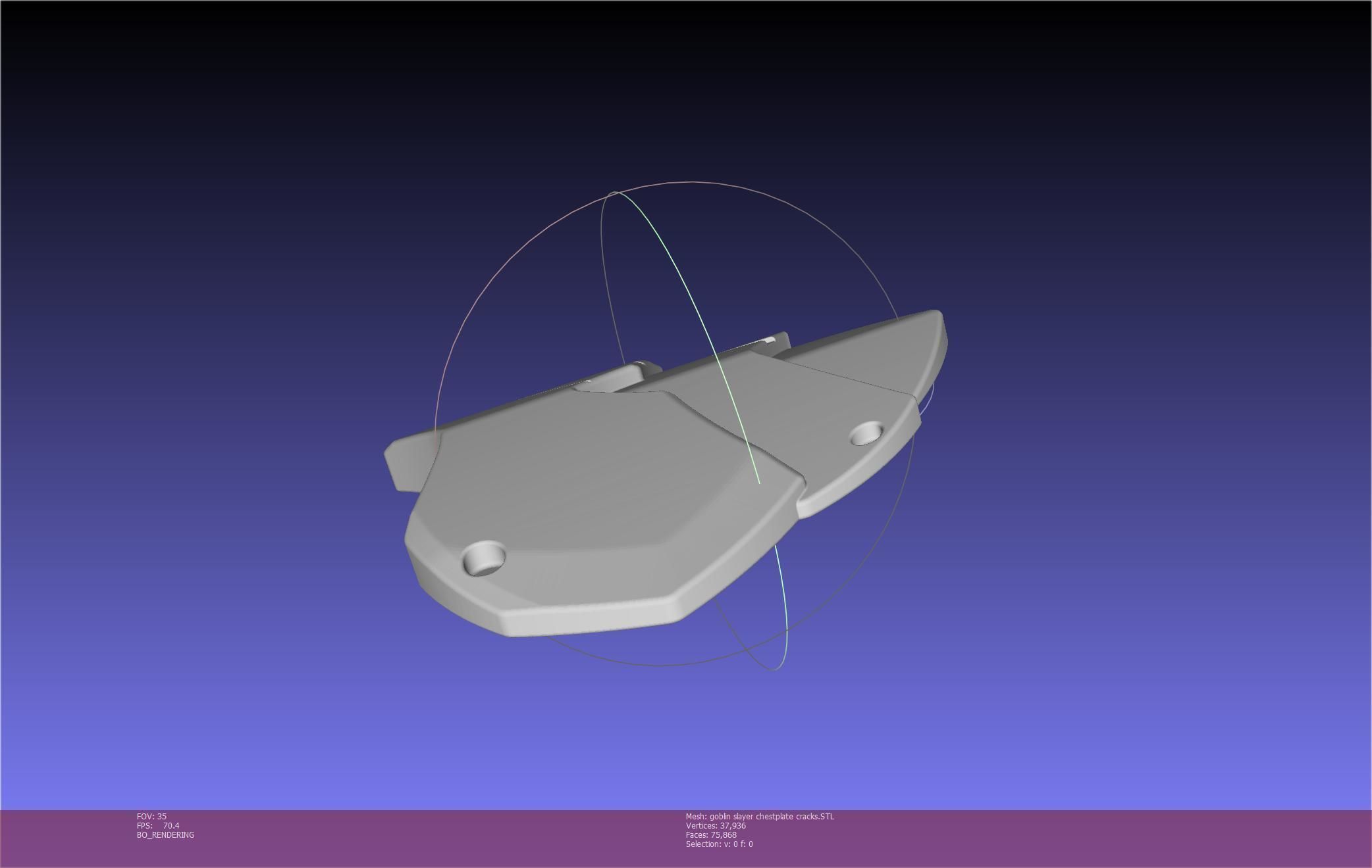 Goblin Slayer Chestplate Printable Model 3D print model_44