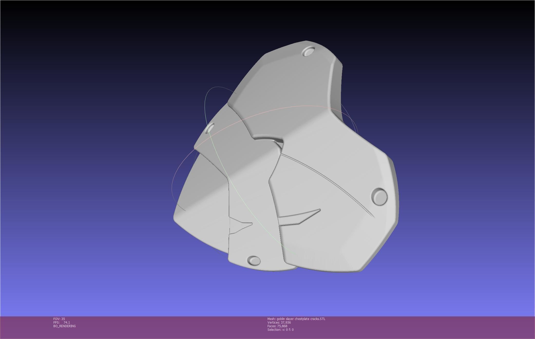 Goblin Slayer Chestplate Printable Model 3D print model_54