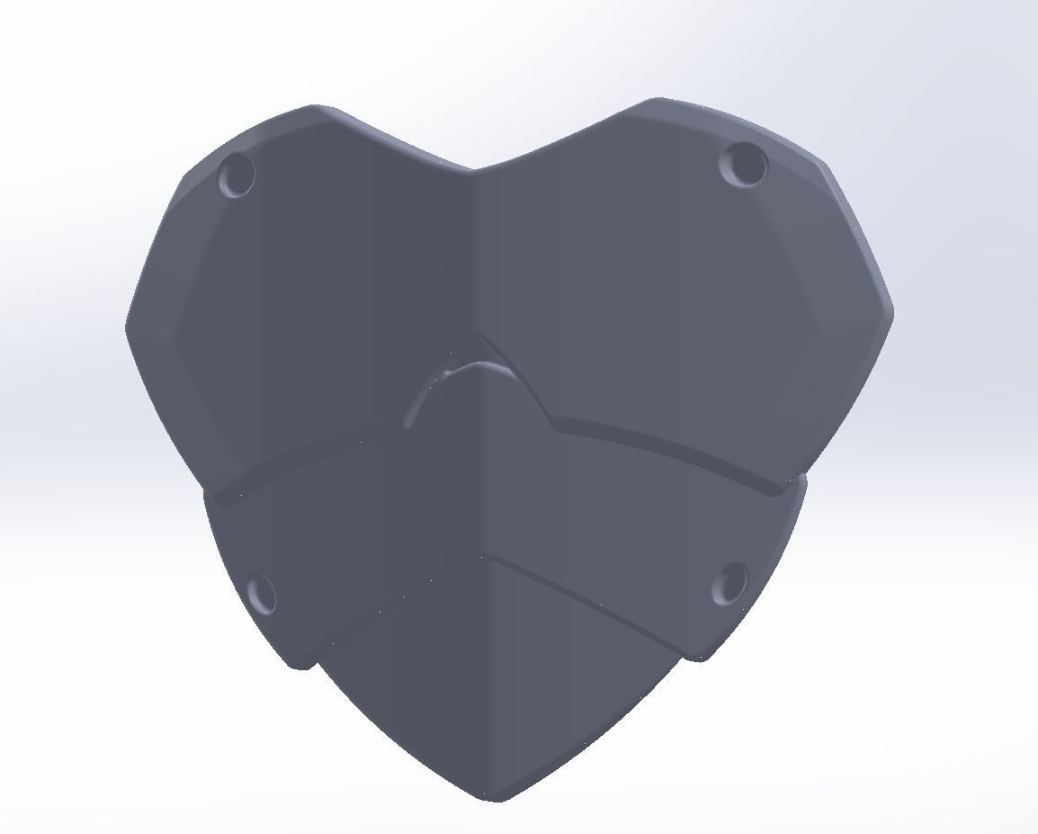 Goblin Slayer Chestplate Printable Model 3D print model_2