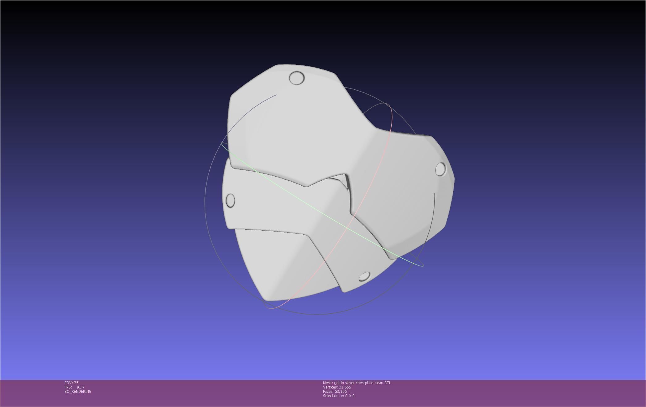 Goblin Slayer Chestplate Printable Model 3D print model_86