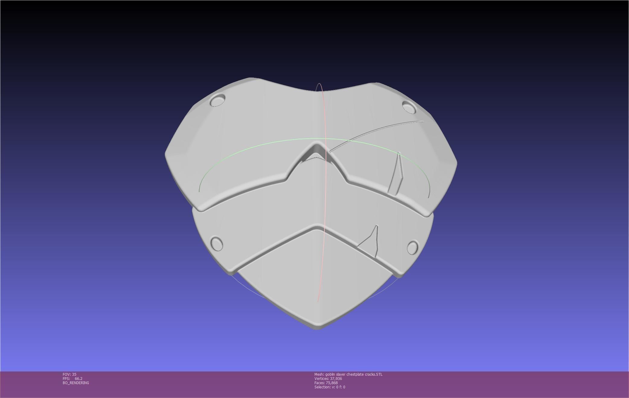 Goblin Slayer Chestplate Printable Model 3D print model_36