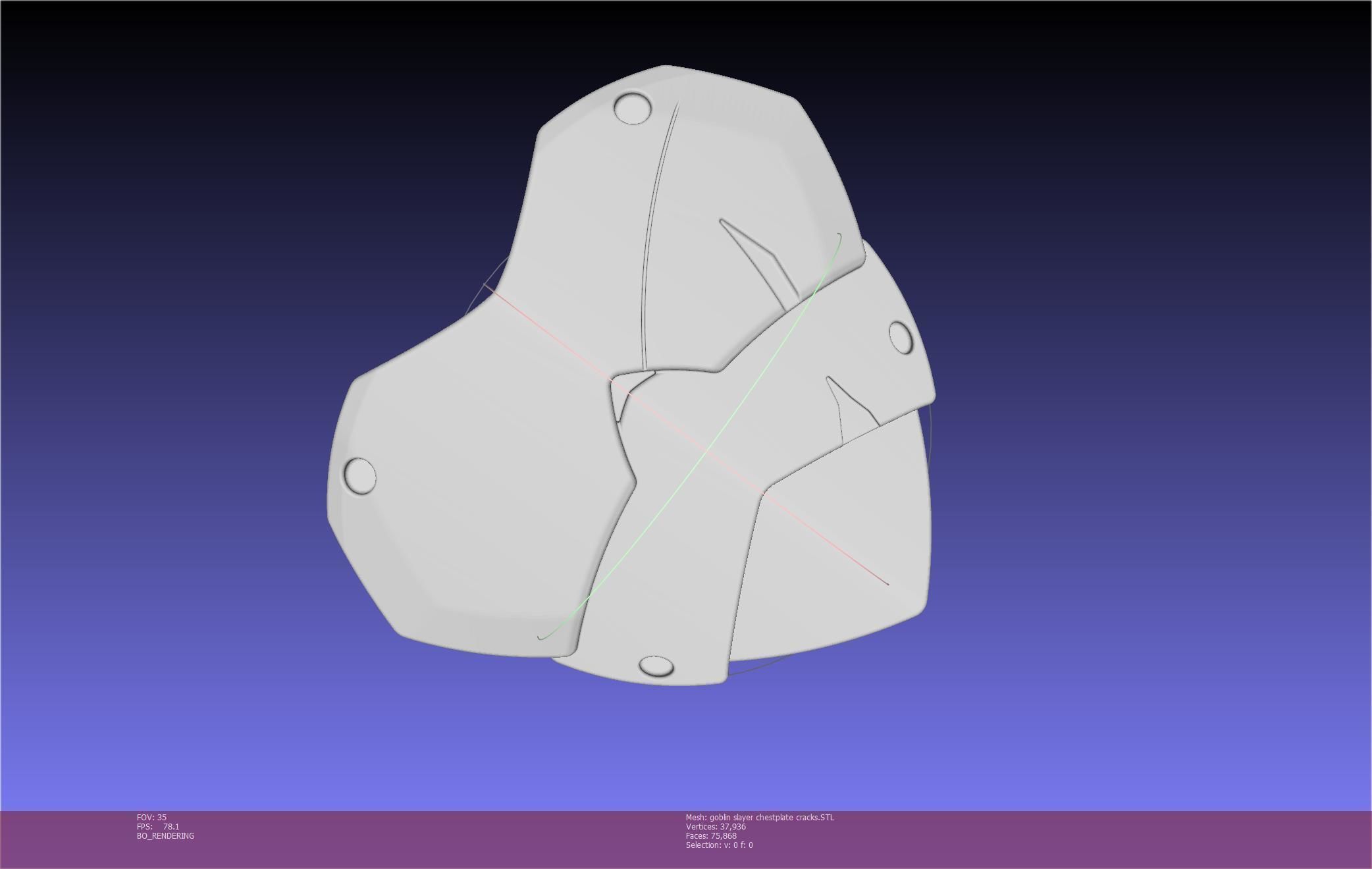 Goblin Slayer Chestplate Printable Model 3D print model_58