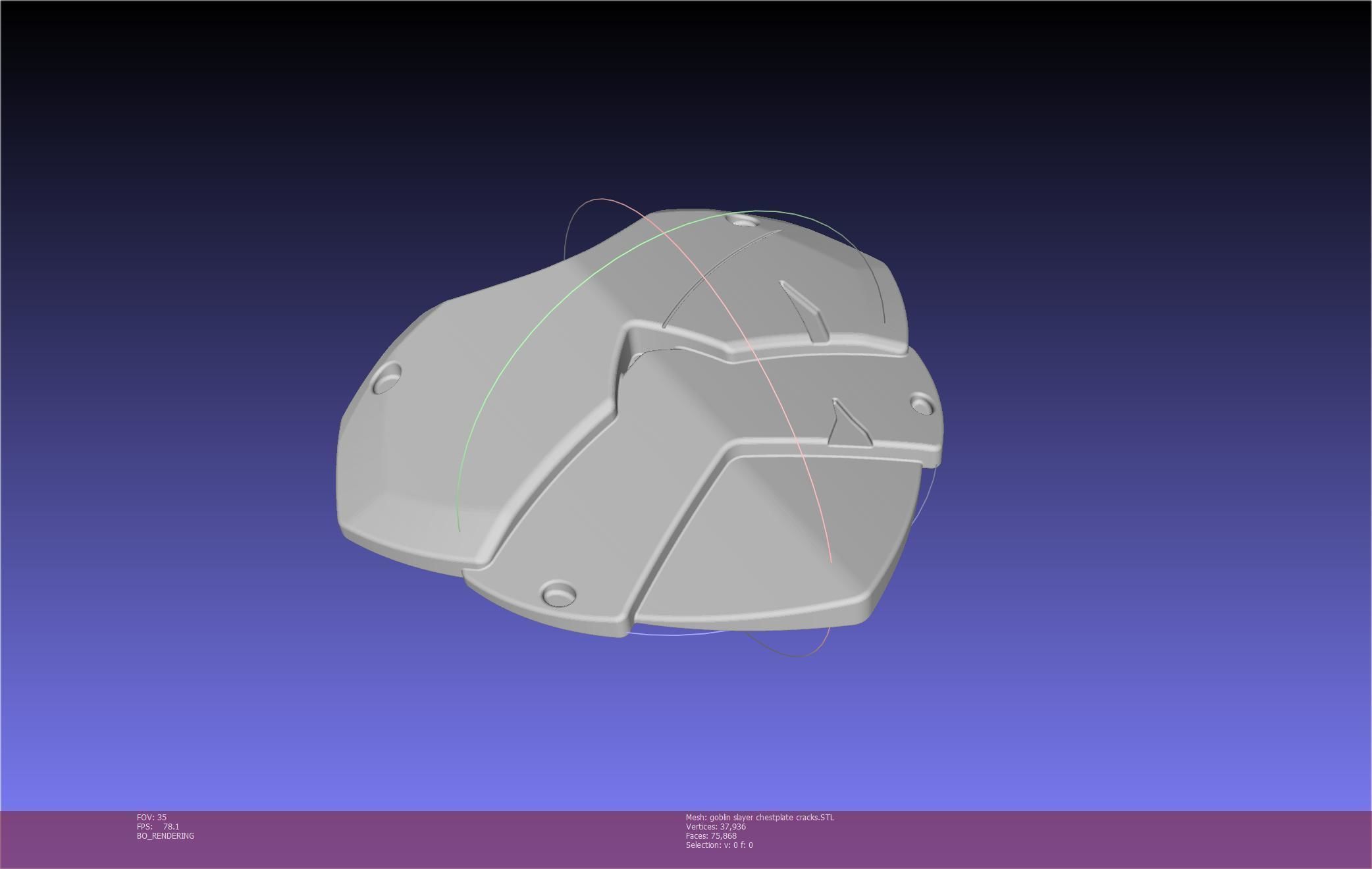 Goblin Slayer Chestplate Printable Model 3D print model_51