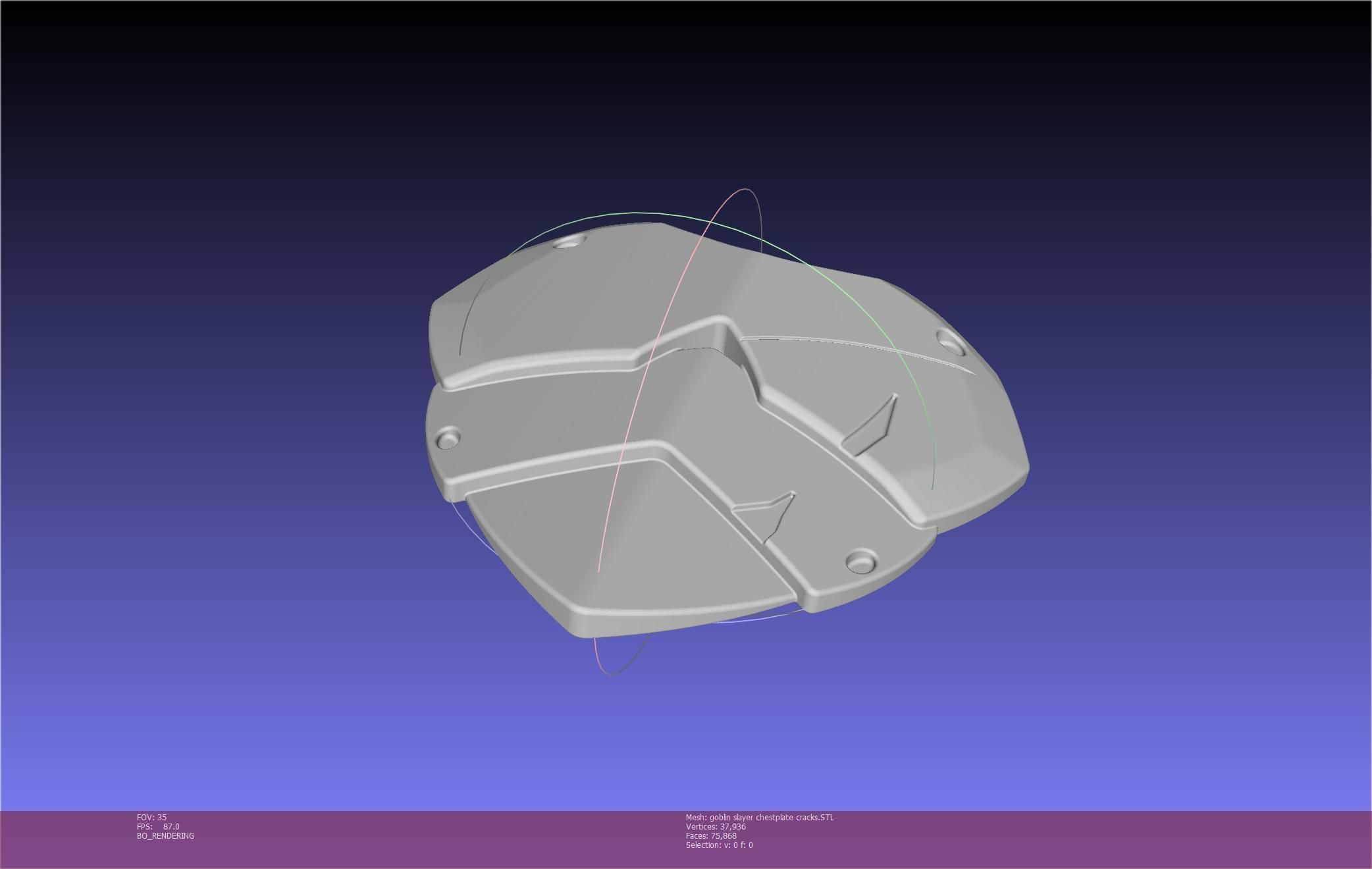 Goblin Slayer Chestplate Printable Model 3D print model_30