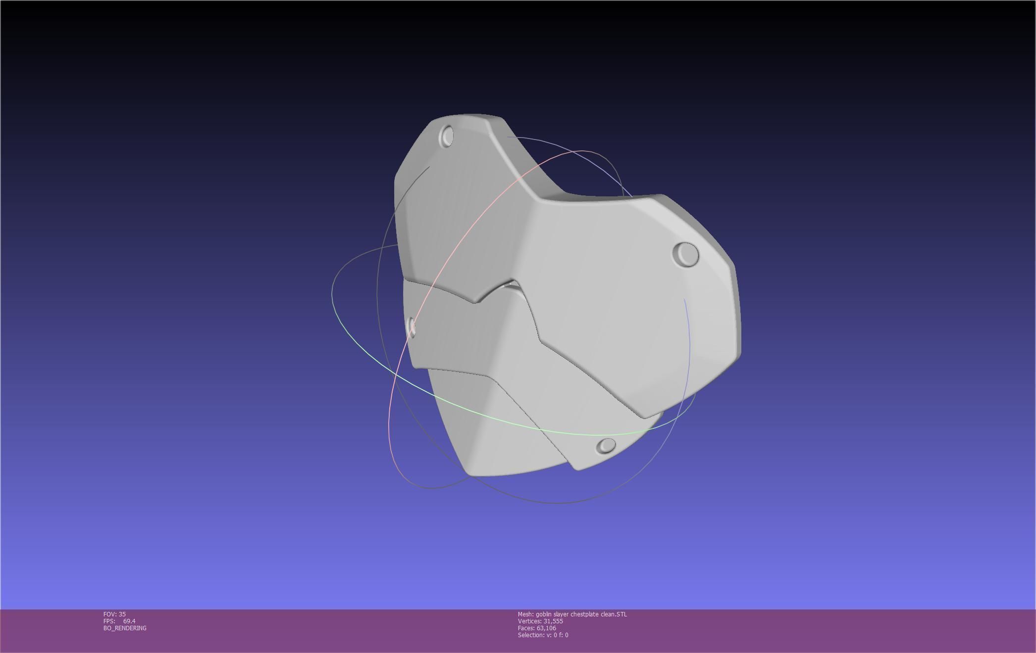 Goblin Slayer Chestplate Printable Model 3D print model_87