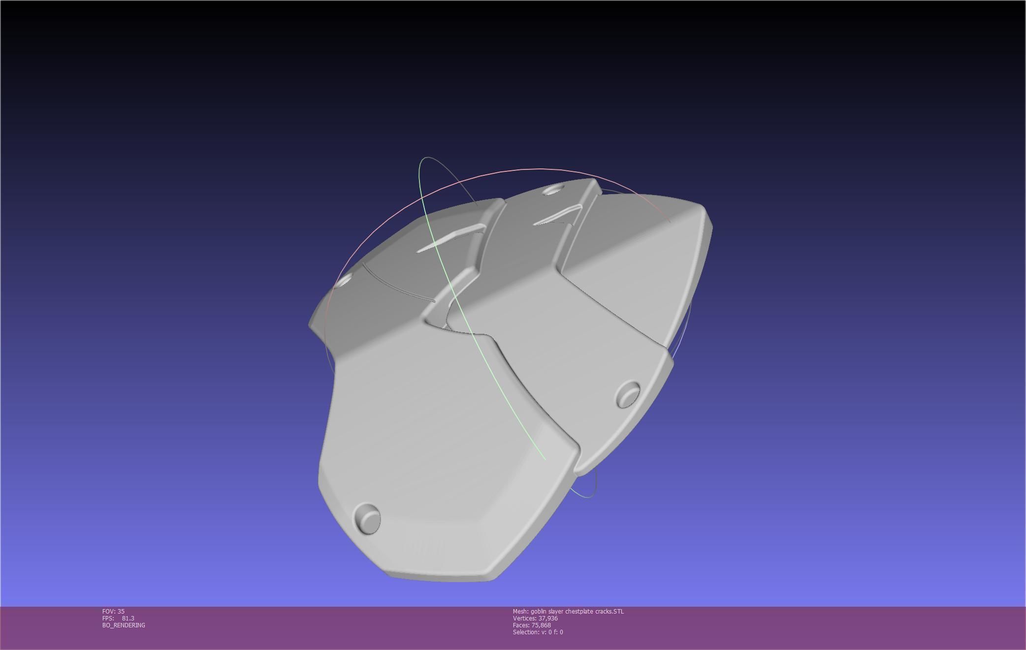 Goblin Slayer Chestplate Printable Model 3D print model_42