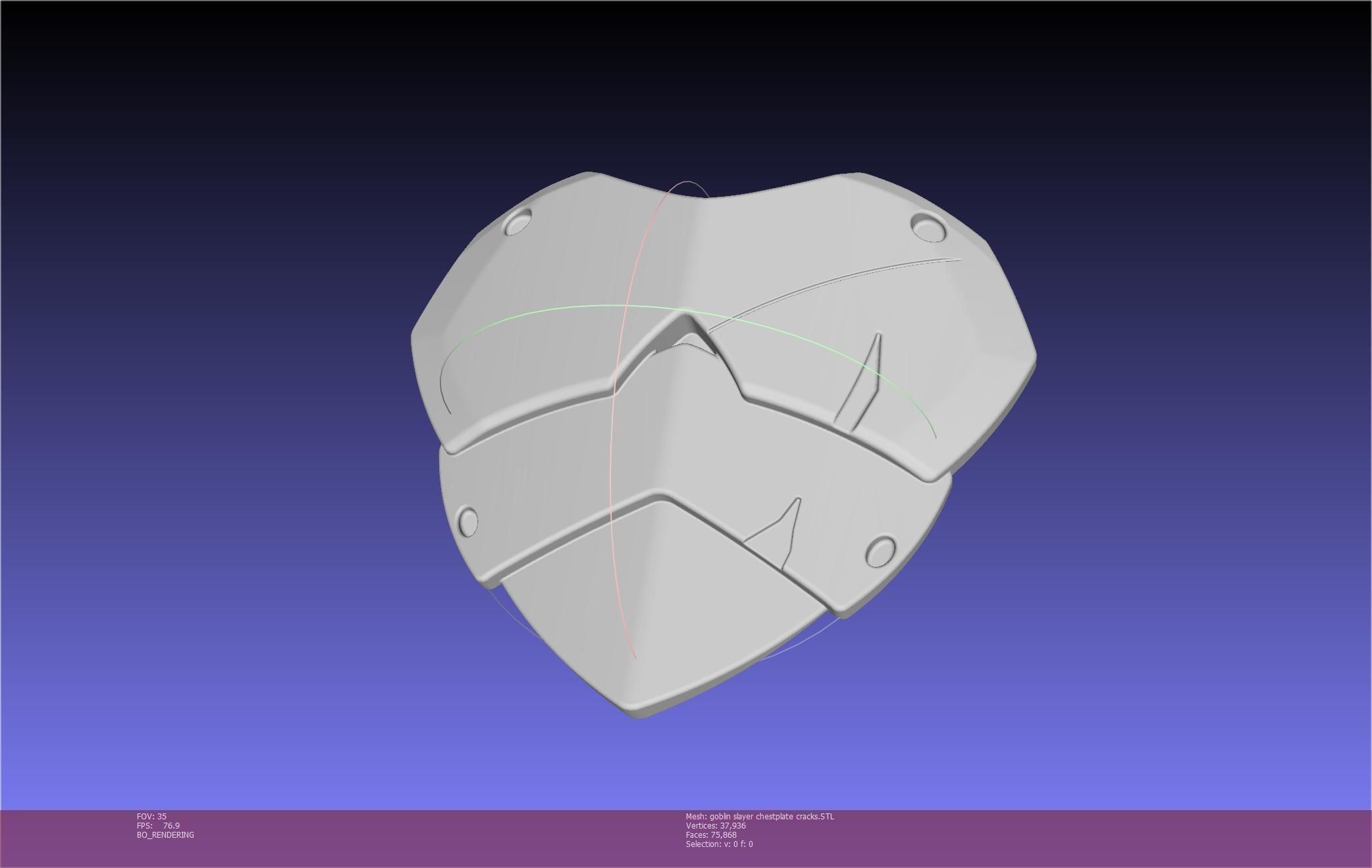 Goblin Slayer Chestplate Printable Model 3D print model_29