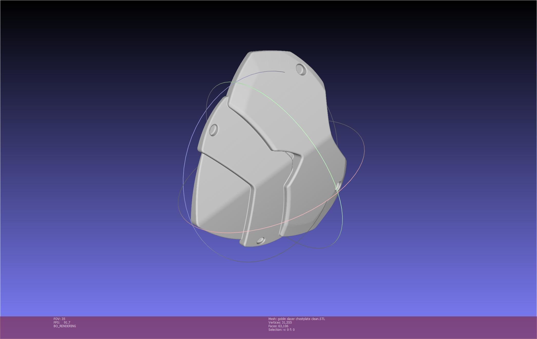 Goblin Slayer Chestplate Printable Model 3D print model_110