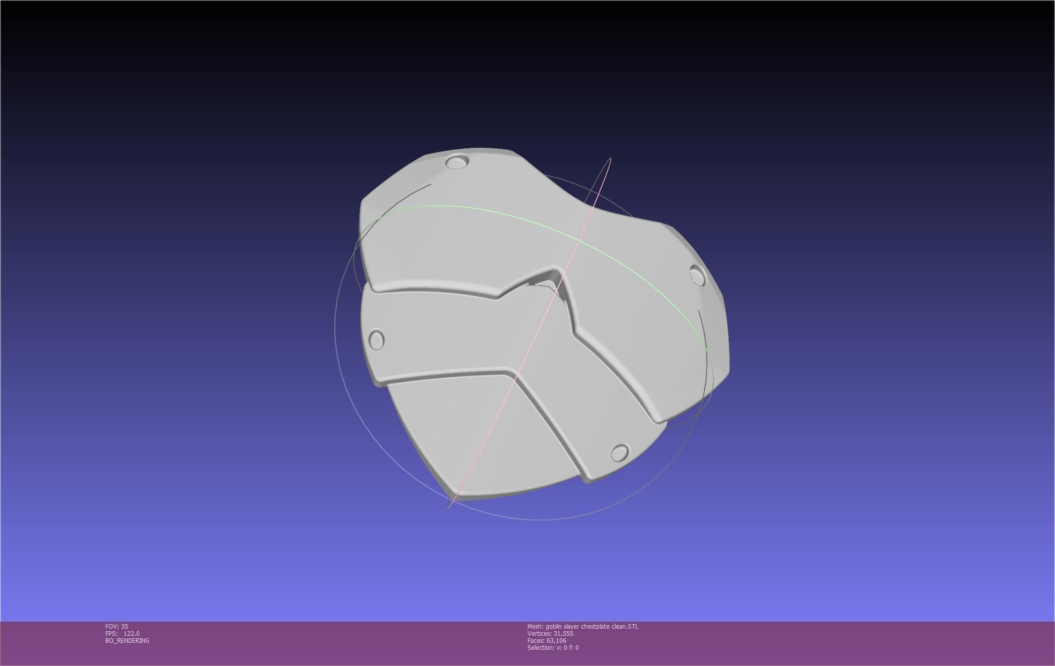 Goblin Slayer Chestplate Printable Model 3D print model_84