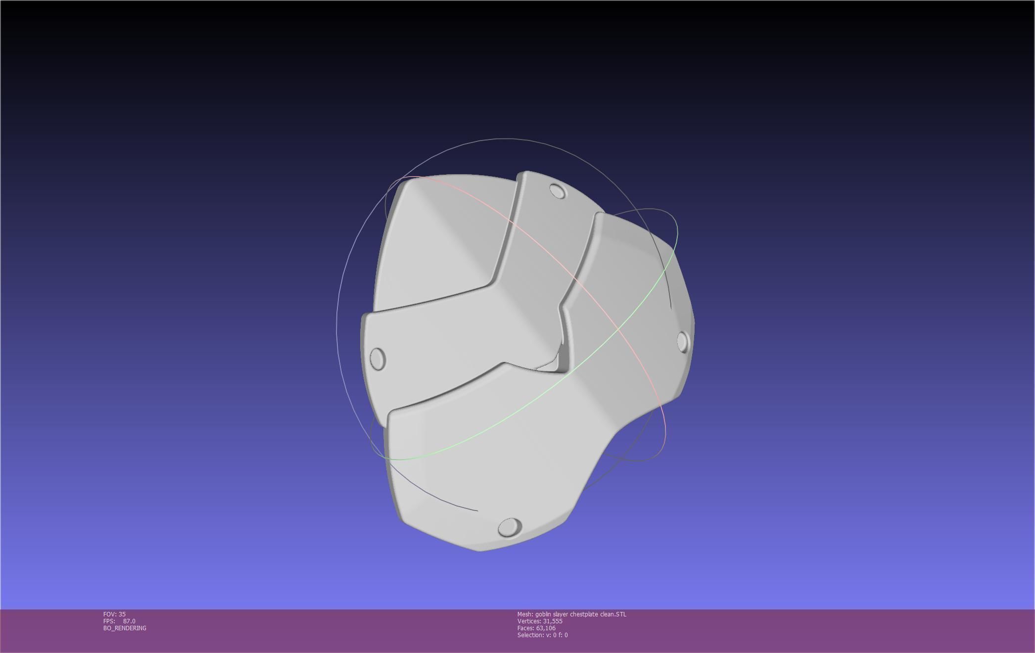 Goblin Slayer Chestplate Printable Model 3D print model_98