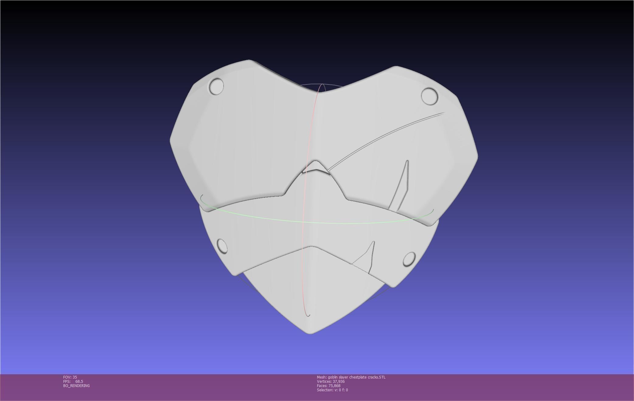 Goblin Slayer Chestplate Printable Model 3D print model_28