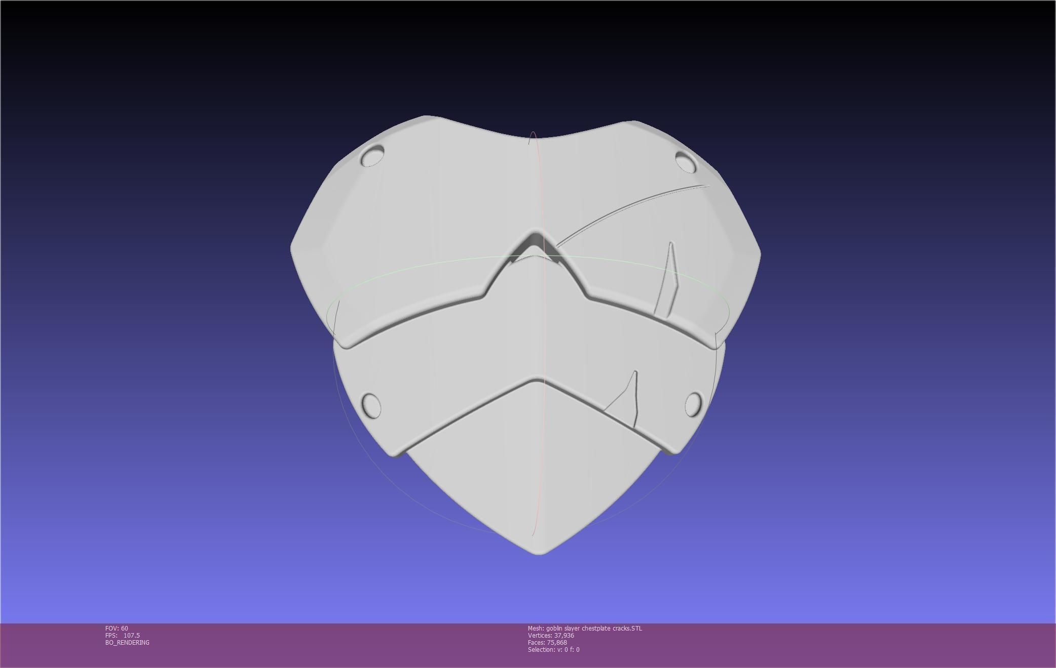 Goblin Slayer Chestplate Printable Model 3D print model_6