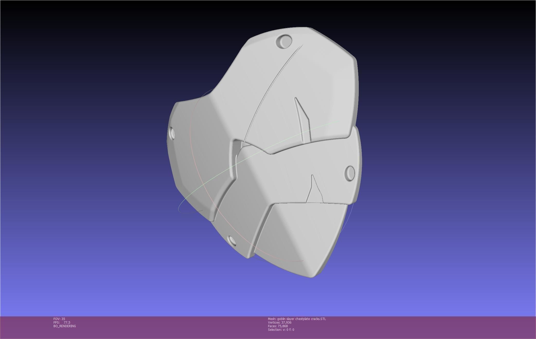 Goblin Slayer Chestplate Printable Model 3D print model_59