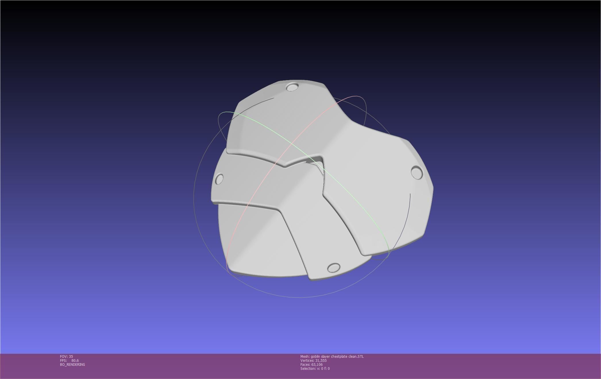 Goblin Slayer Chestplate Printable Model 3D print model_120