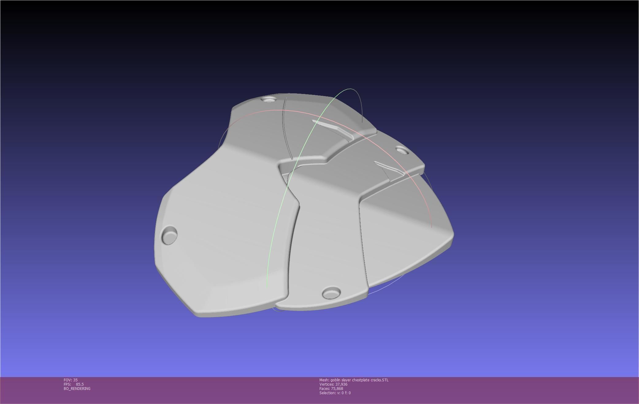 Goblin Slayer Chestplate Printable Model 3D print model_57