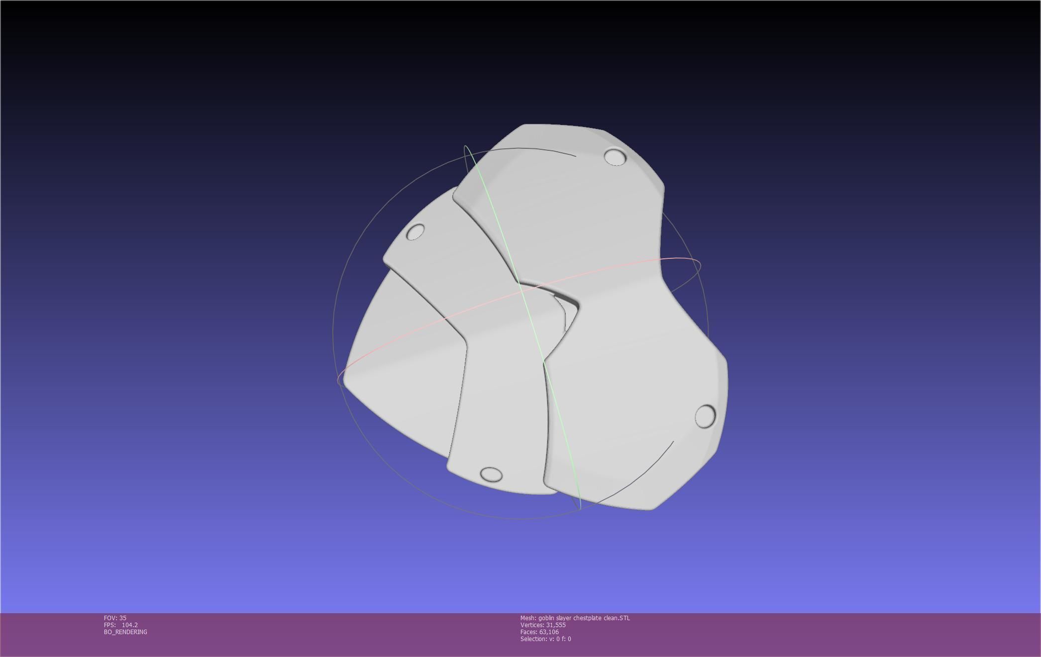 Goblin Slayer Chestplate Printable Model 3D print model_94