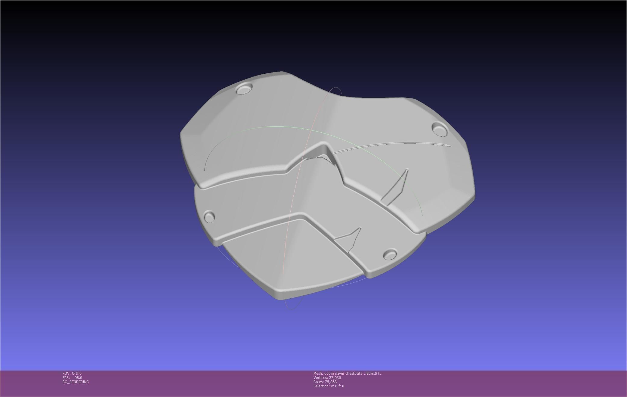 Goblin Slayer Chestplate Printable Model 3D print model_25