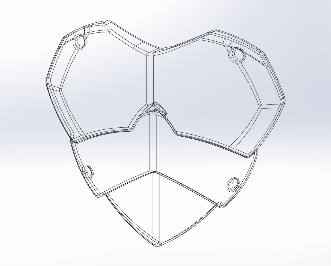 Goblin Slayer Chestplate Printable Model 3D print model_3