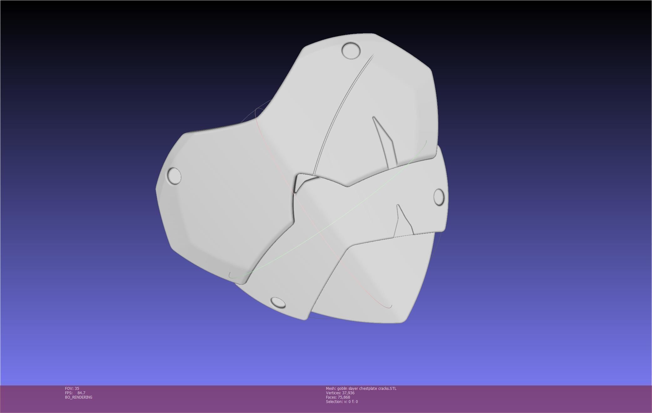 Goblin Slayer Chestplate Printable Model 3D print model_60