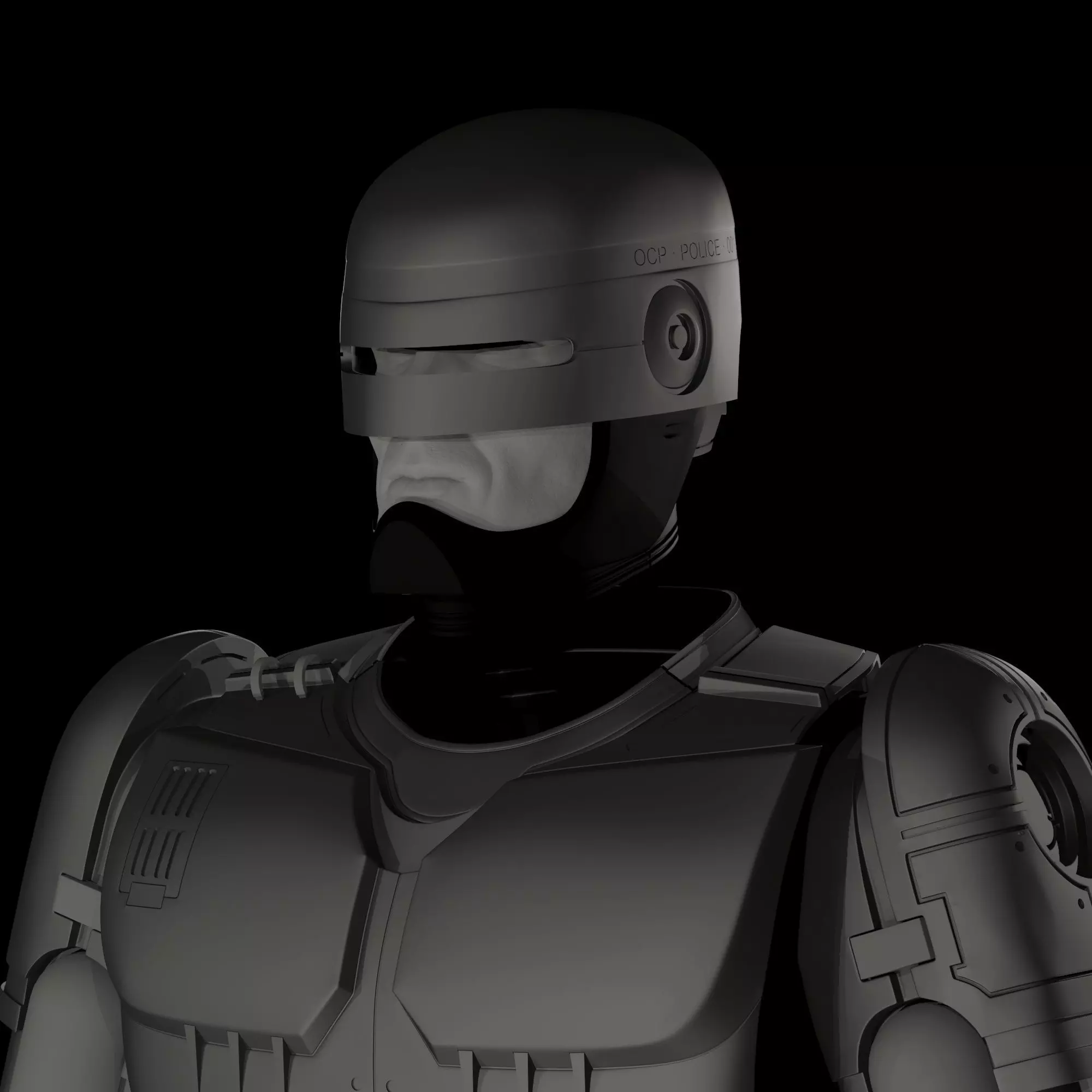 ROBOCOP SUT FOR 3D PRINTING 3D print model