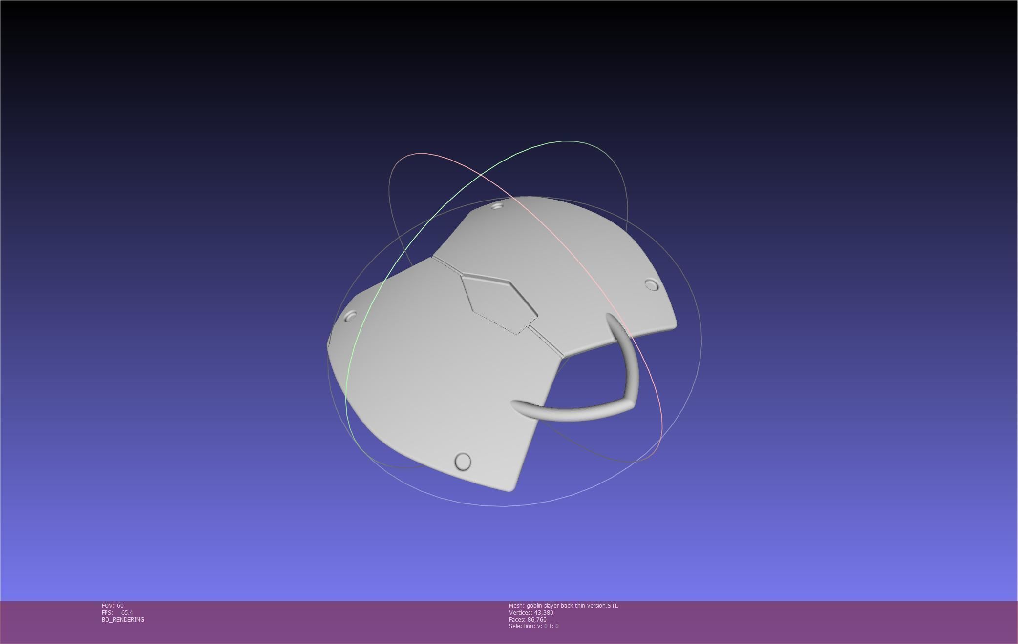 Goblin Slayer Back Armor Printable Model 3D print model_113