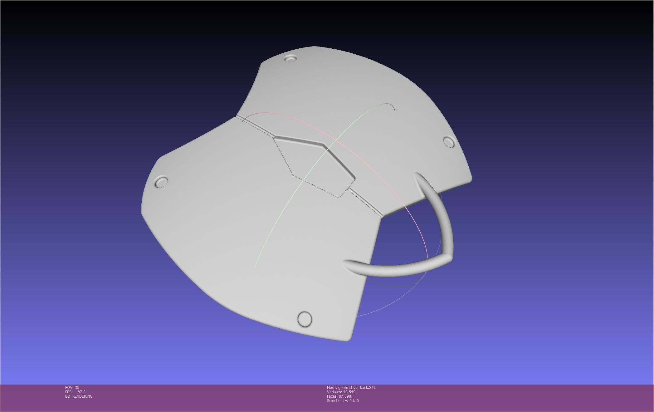 Goblin Slayer Back Armor Printable Model 3D print model_108