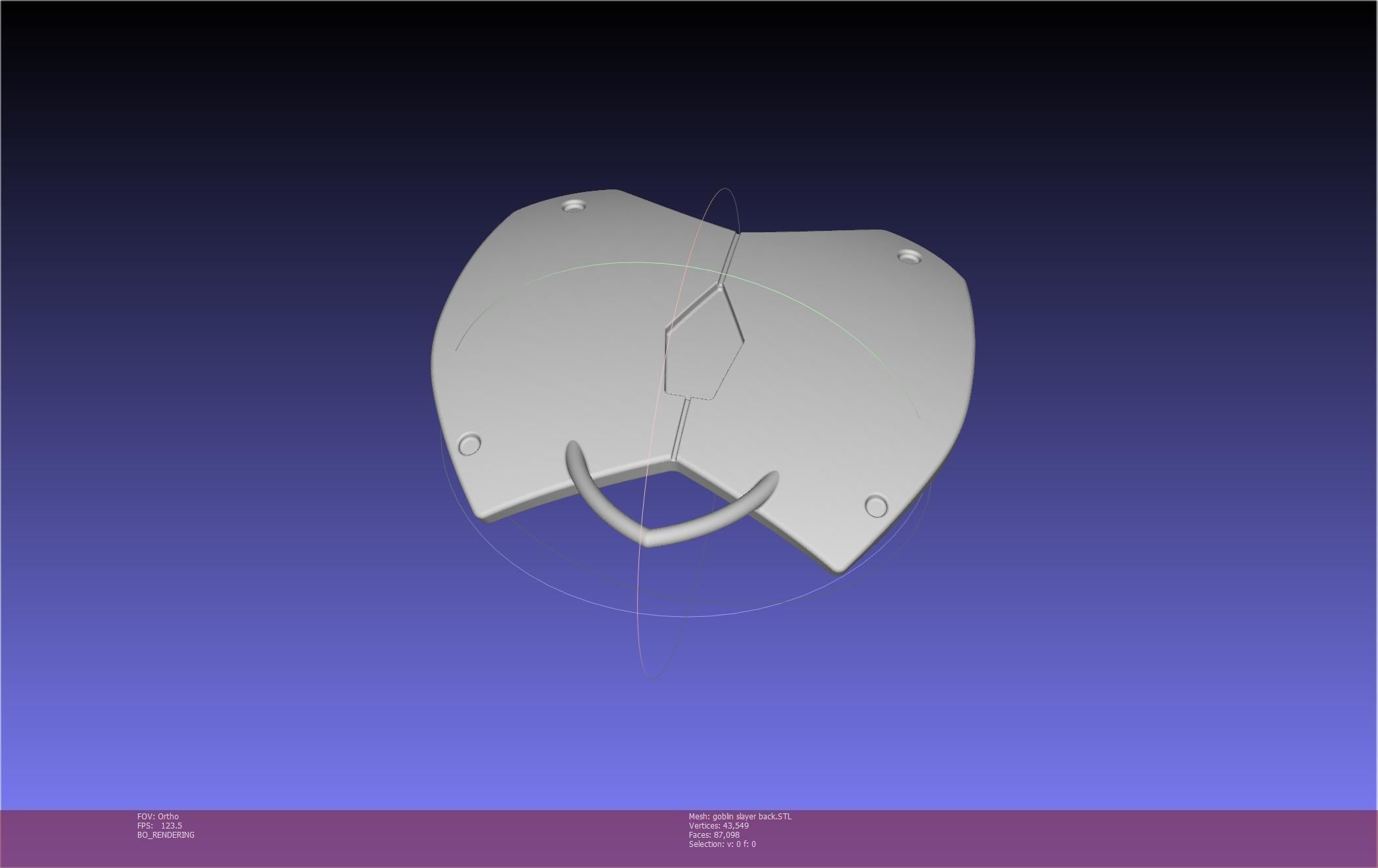 Goblin Slayer Back Armor Printable Model 3D print model_51