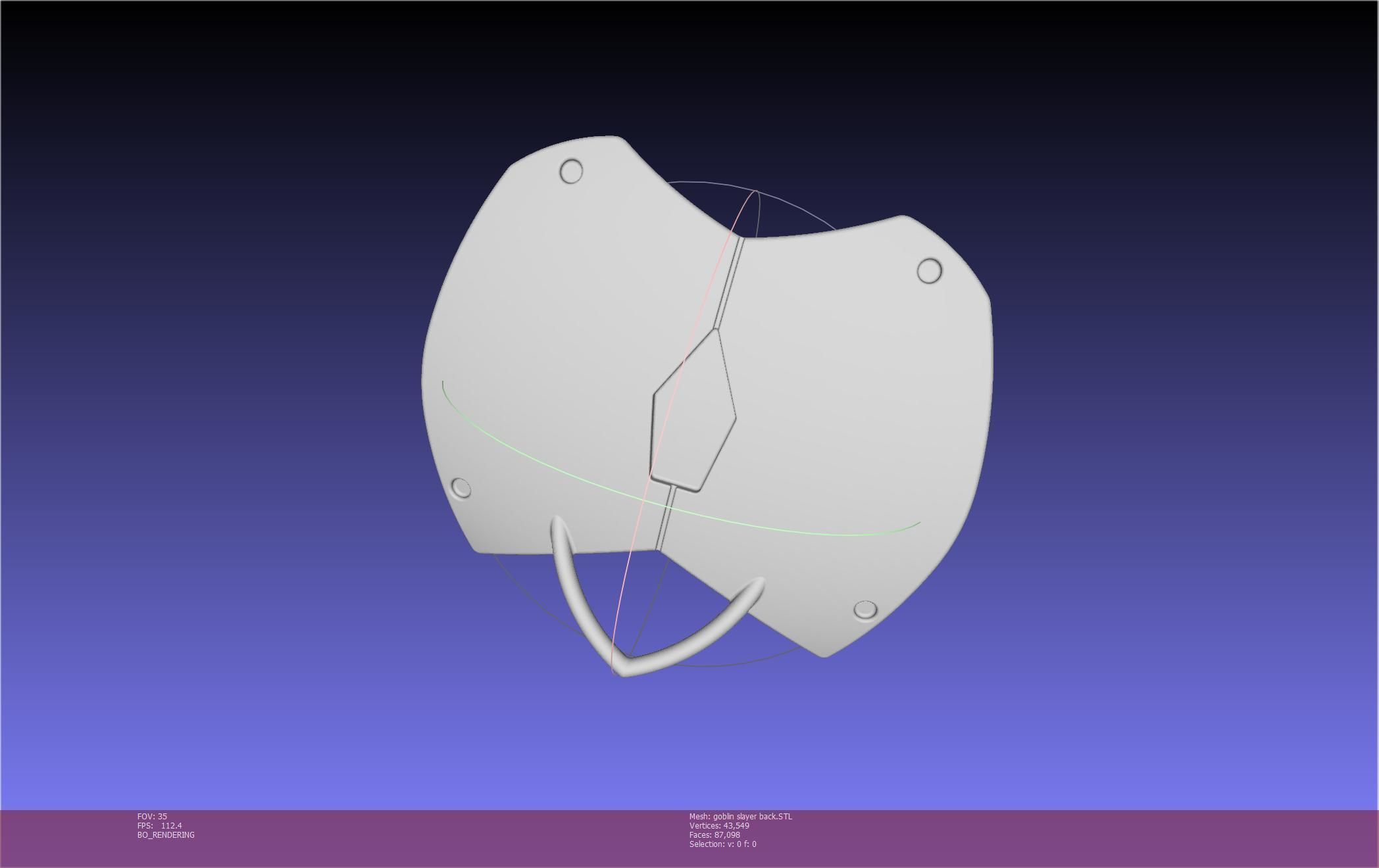 Goblin Slayer Back Armor Printable Model 3D print model_56