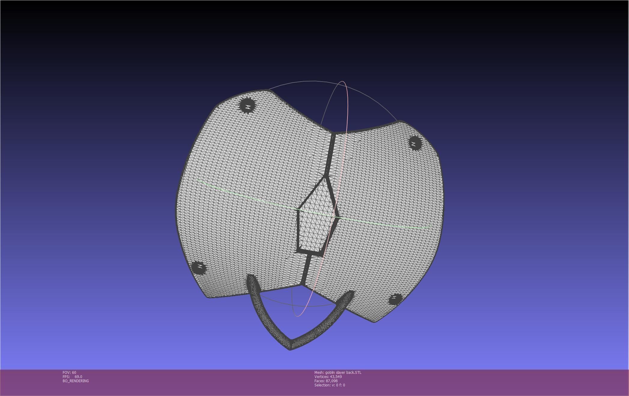 Goblin Slayer Back Armor Printable Model 3D print model_46