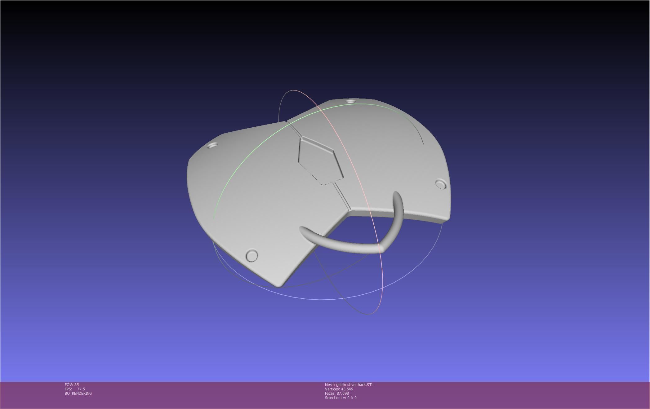 Goblin Slayer Back Armor Printable Model 3D print model_65