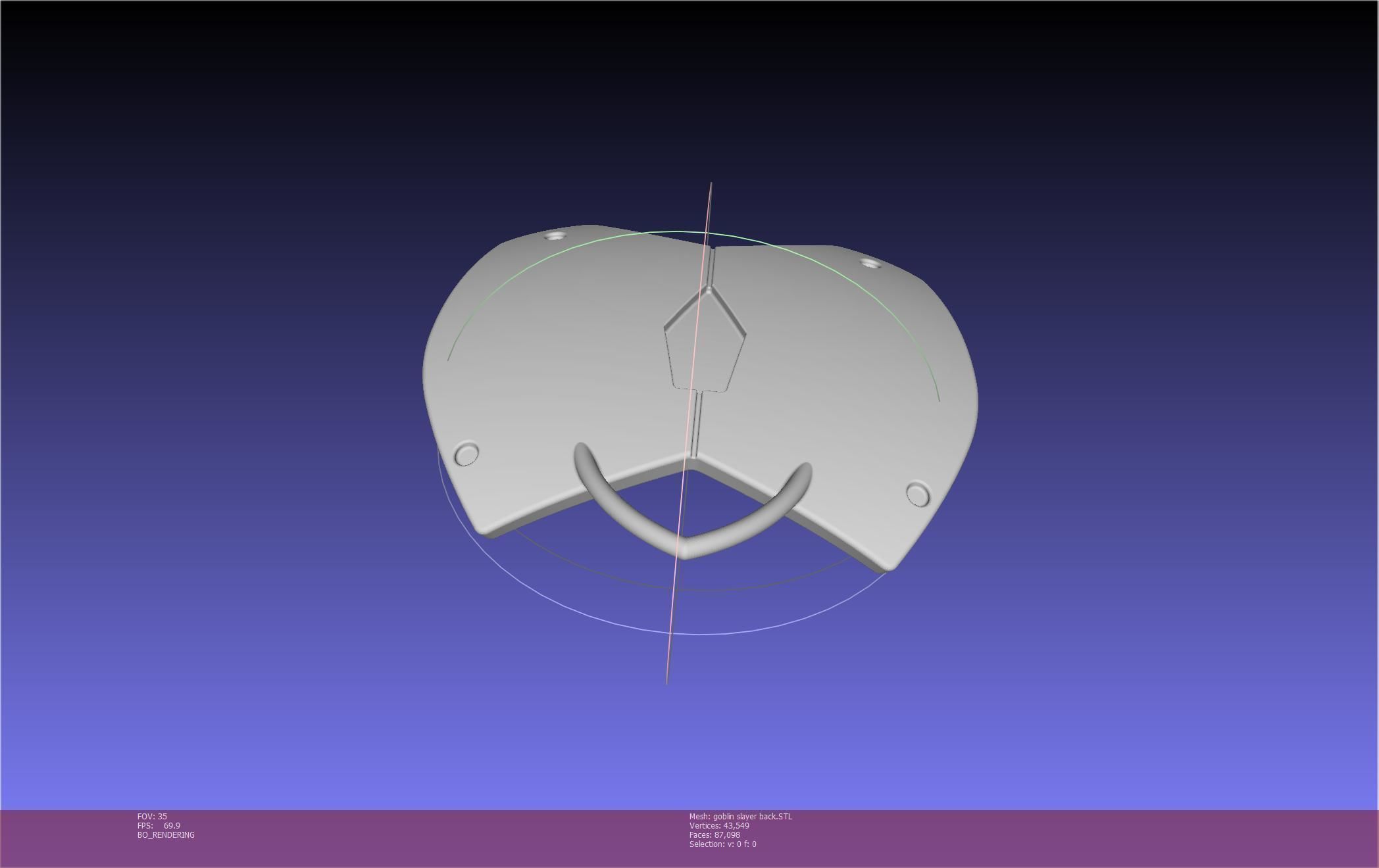 Goblin Slayer Back Armor Printable Model 3D print model_100