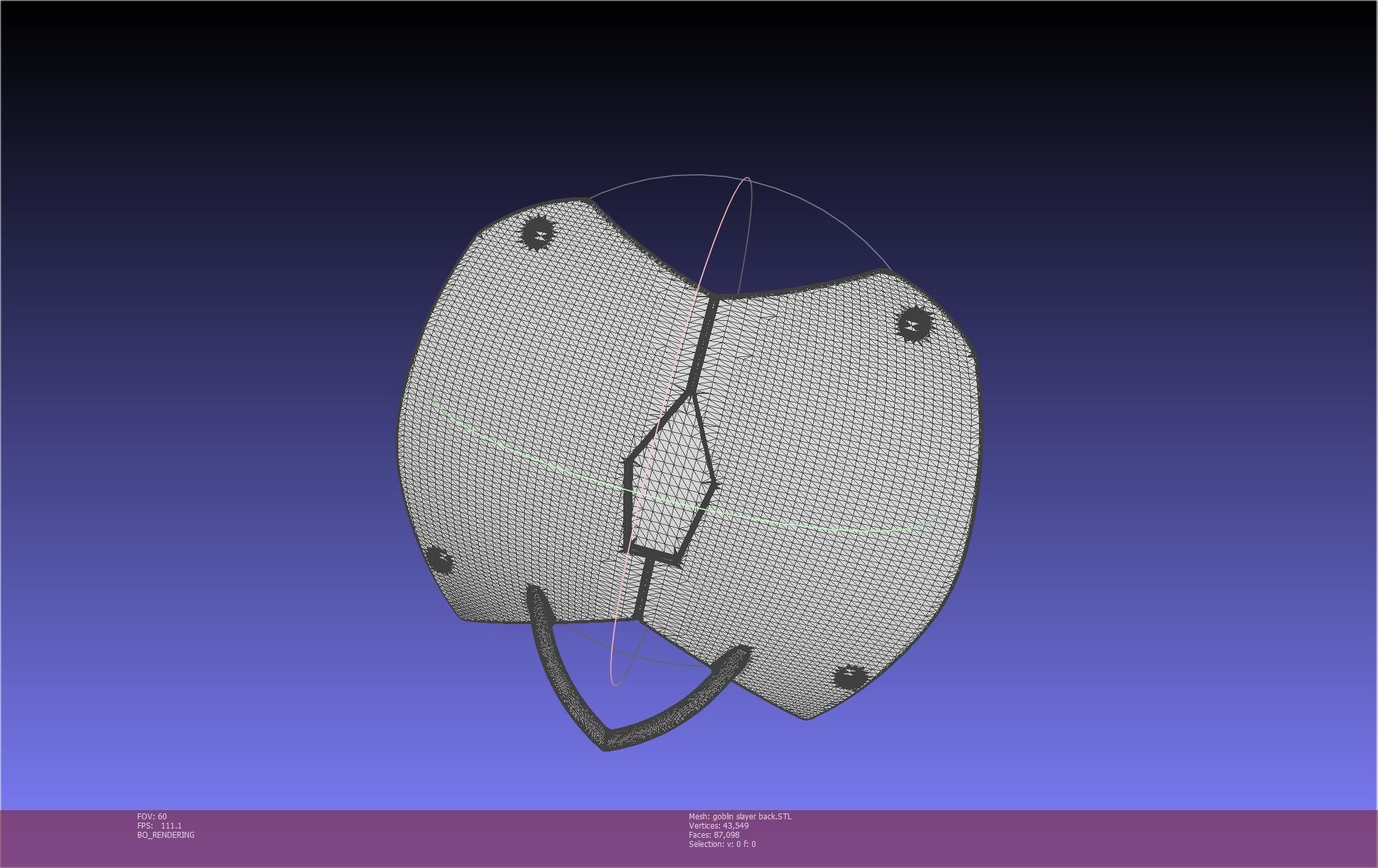 Goblin Slayer Back Armor Printable Model 3D print model_43