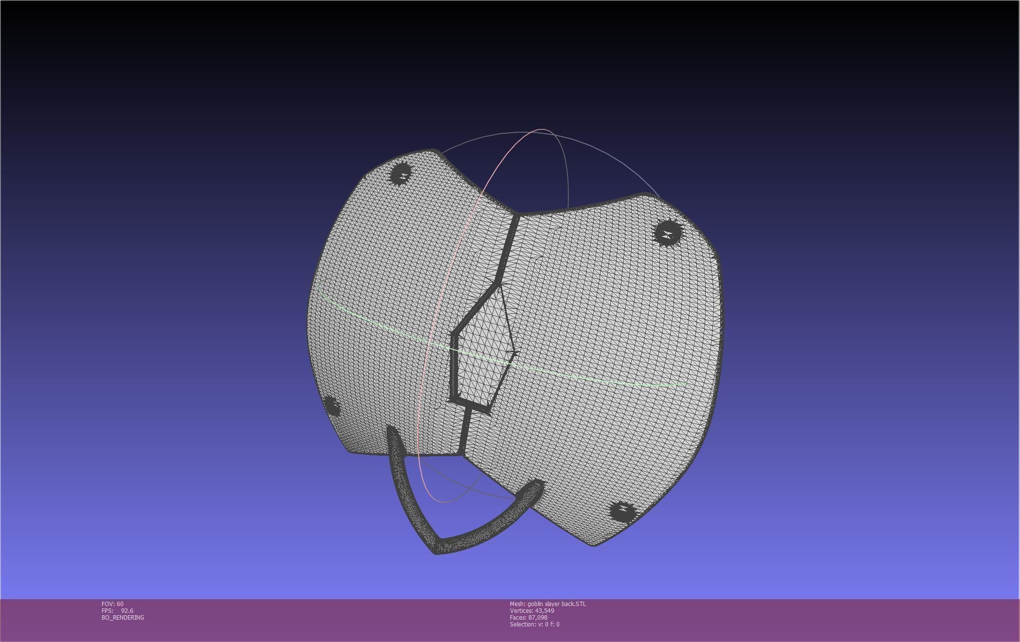 Goblin Slayer Back Armor Printable Model 3D print model_49