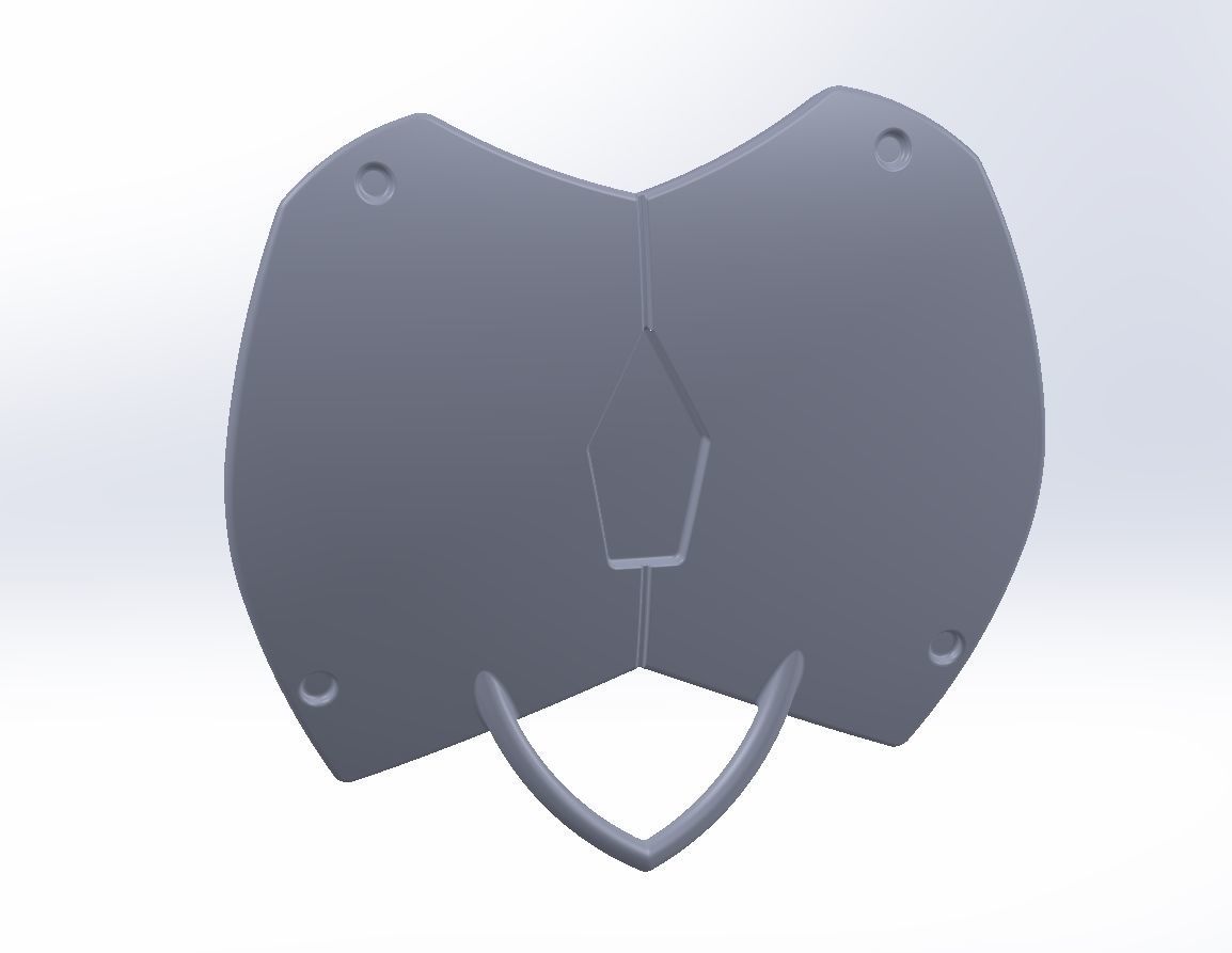 Goblin Slayer Back Armor Printable Model 3D print model_1