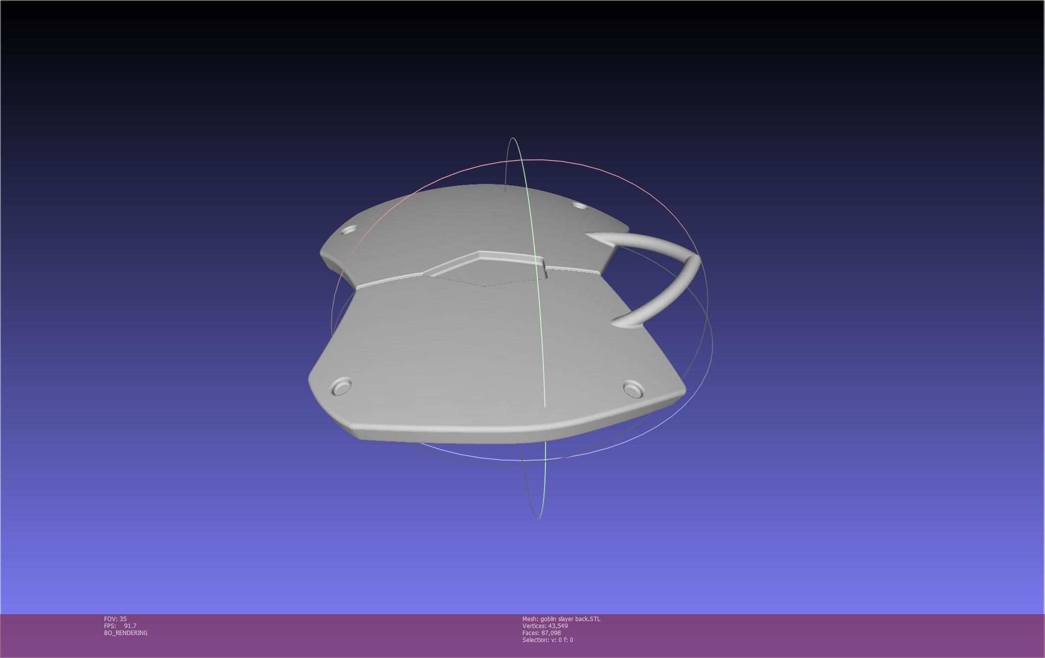 Goblin Slayer Back Armor Printable Model 3D print model_66