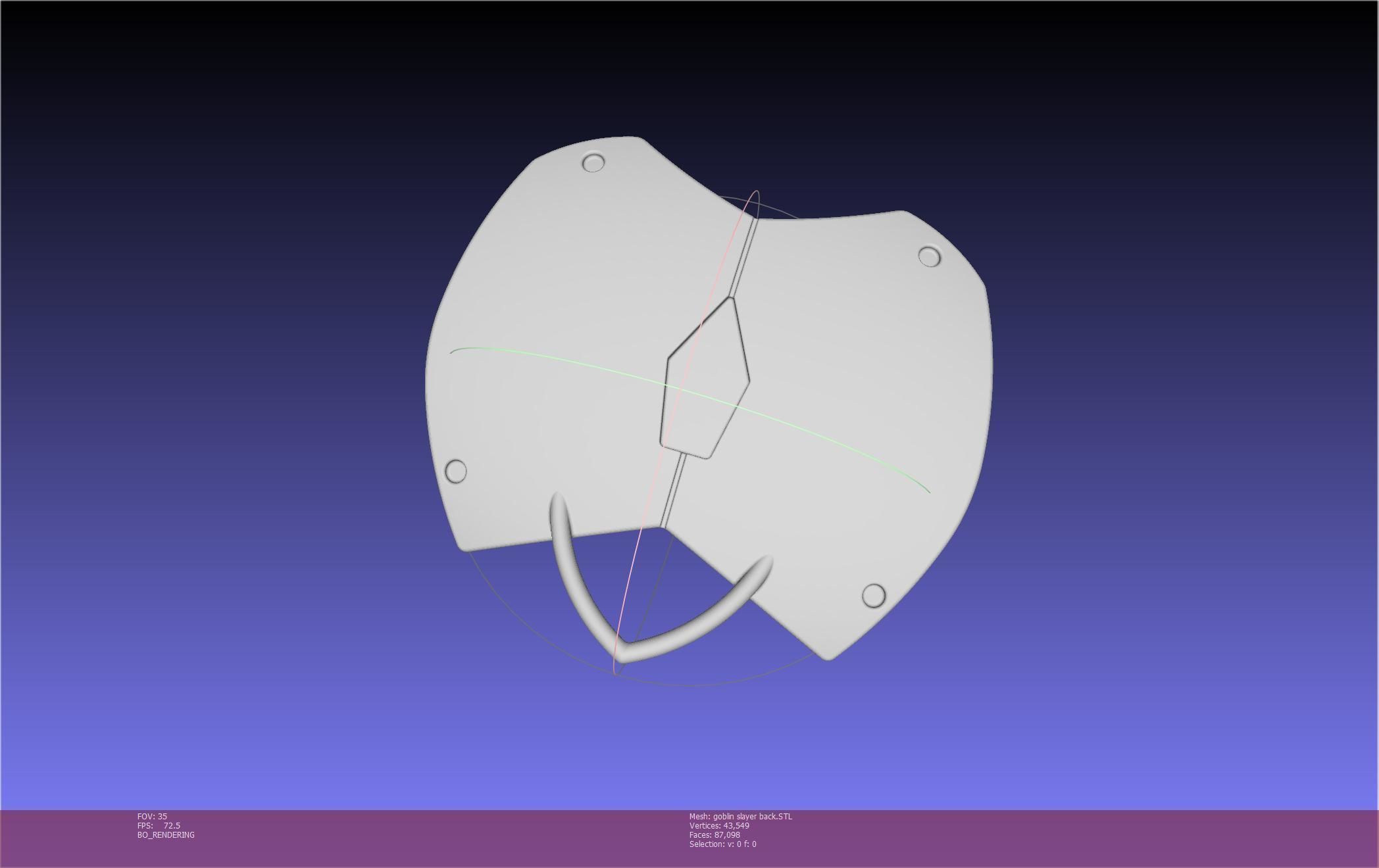 Goblin Slayer Back Armor Printable Model 3D print model_59