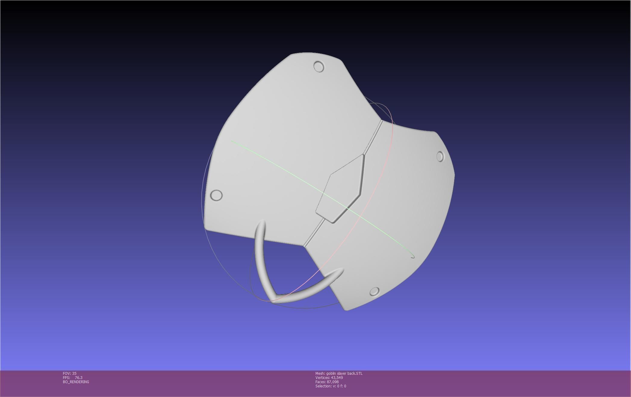 Goblin Slayer Back Armor Printable Model 3D print model_97