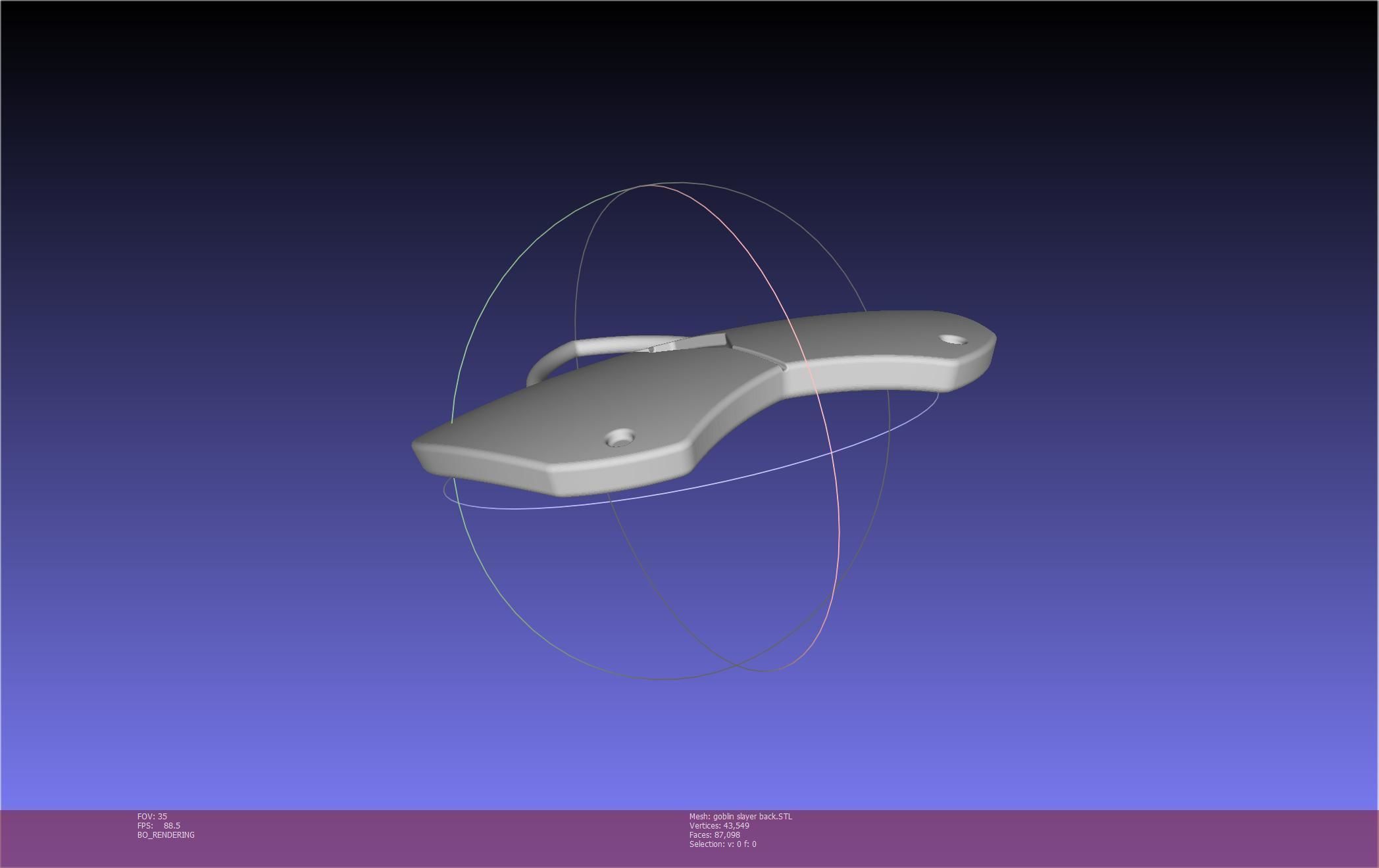 Goblin Slayer Back Armor Printable Model 3D print model_90