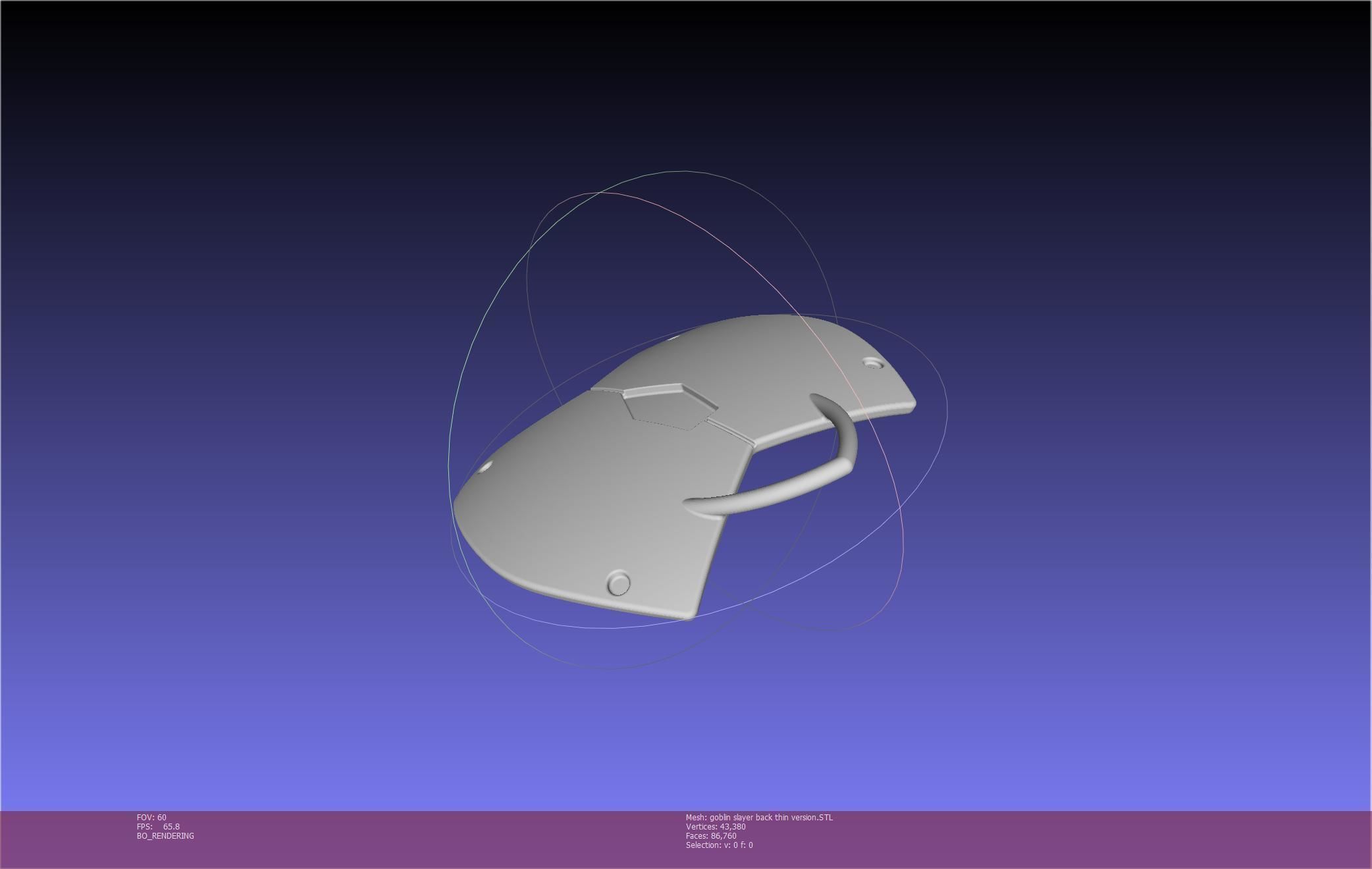 Goblin Slayer Back Armor Printable Model 3D print model_123