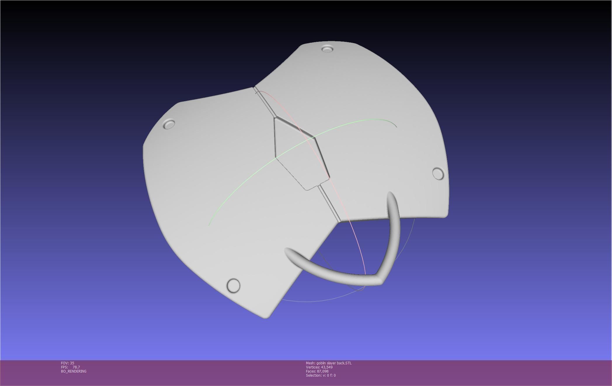 Goblin Slayer Back Armor Printable Model 3D print model_110