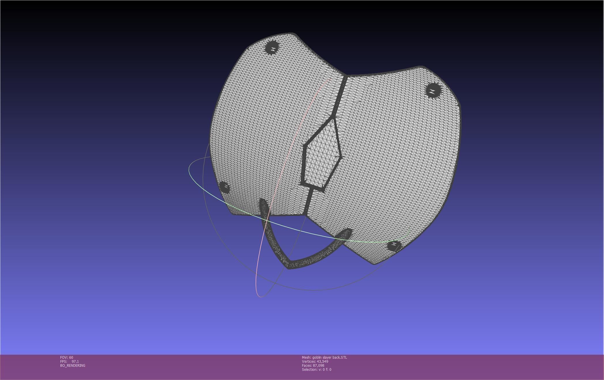 Goblin Slayer Back Armor Printable Model 3D print model_5