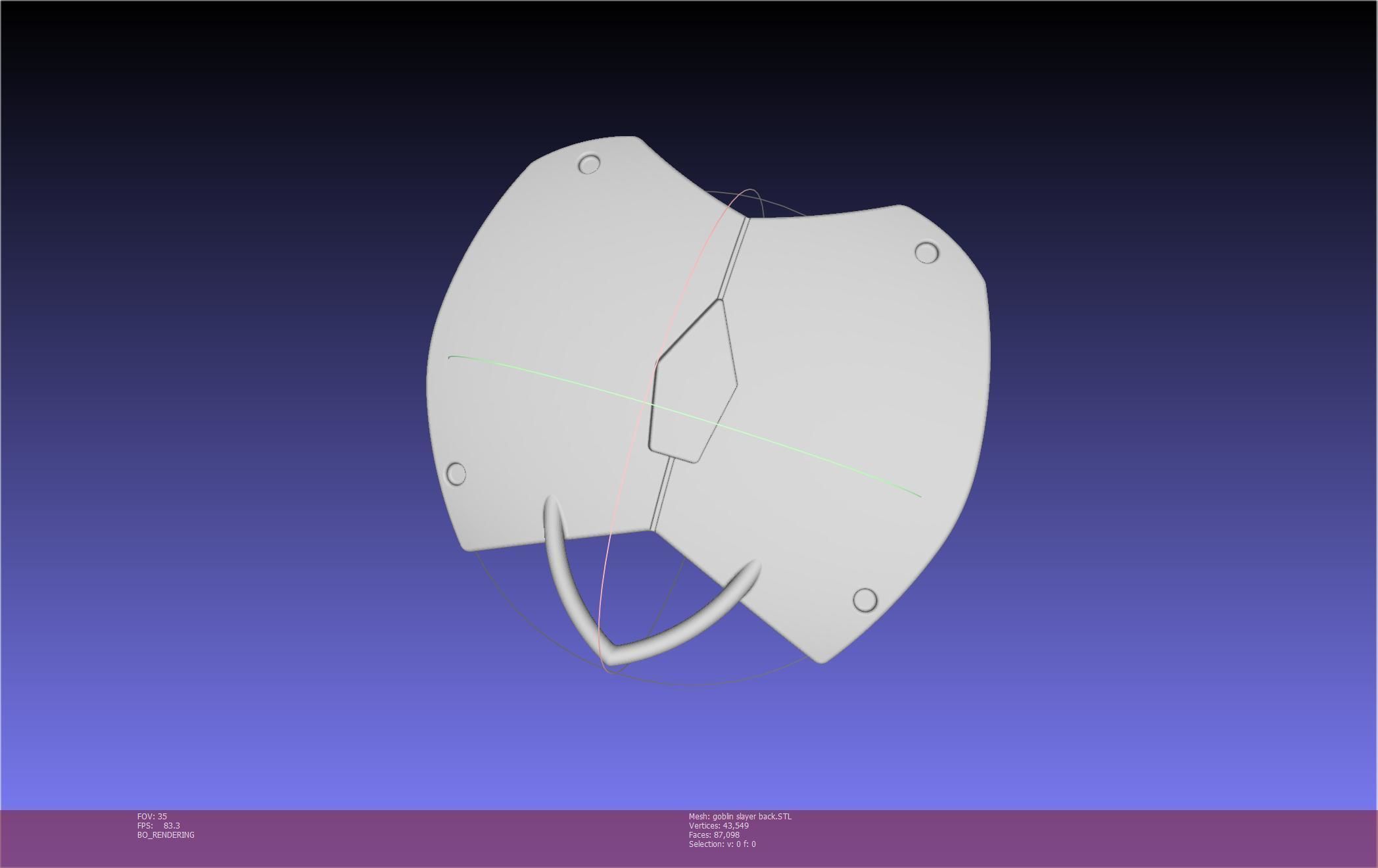 Goblin Slayer Back Armor Printable Model 3D print model_58