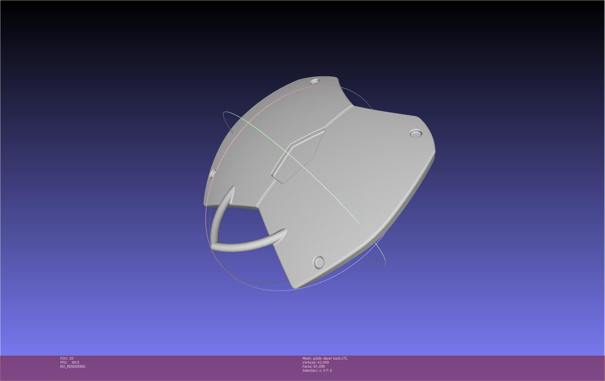 Goblin Slayer Back Armor Printable Model 3D print model_99