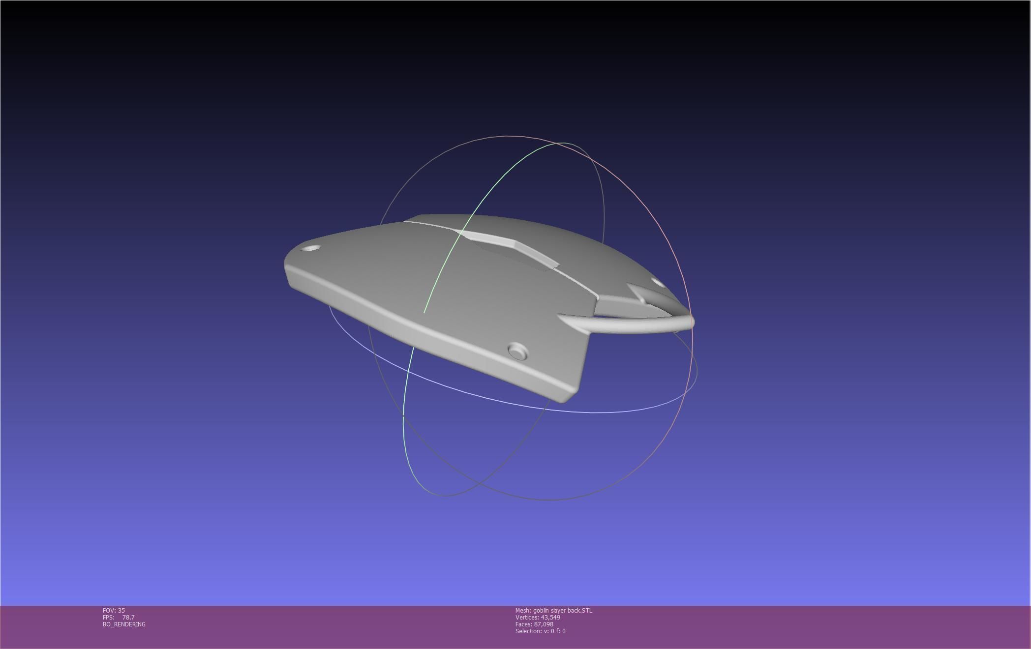 Goblin Slayer Back Armor Printable Model 3D print model_93