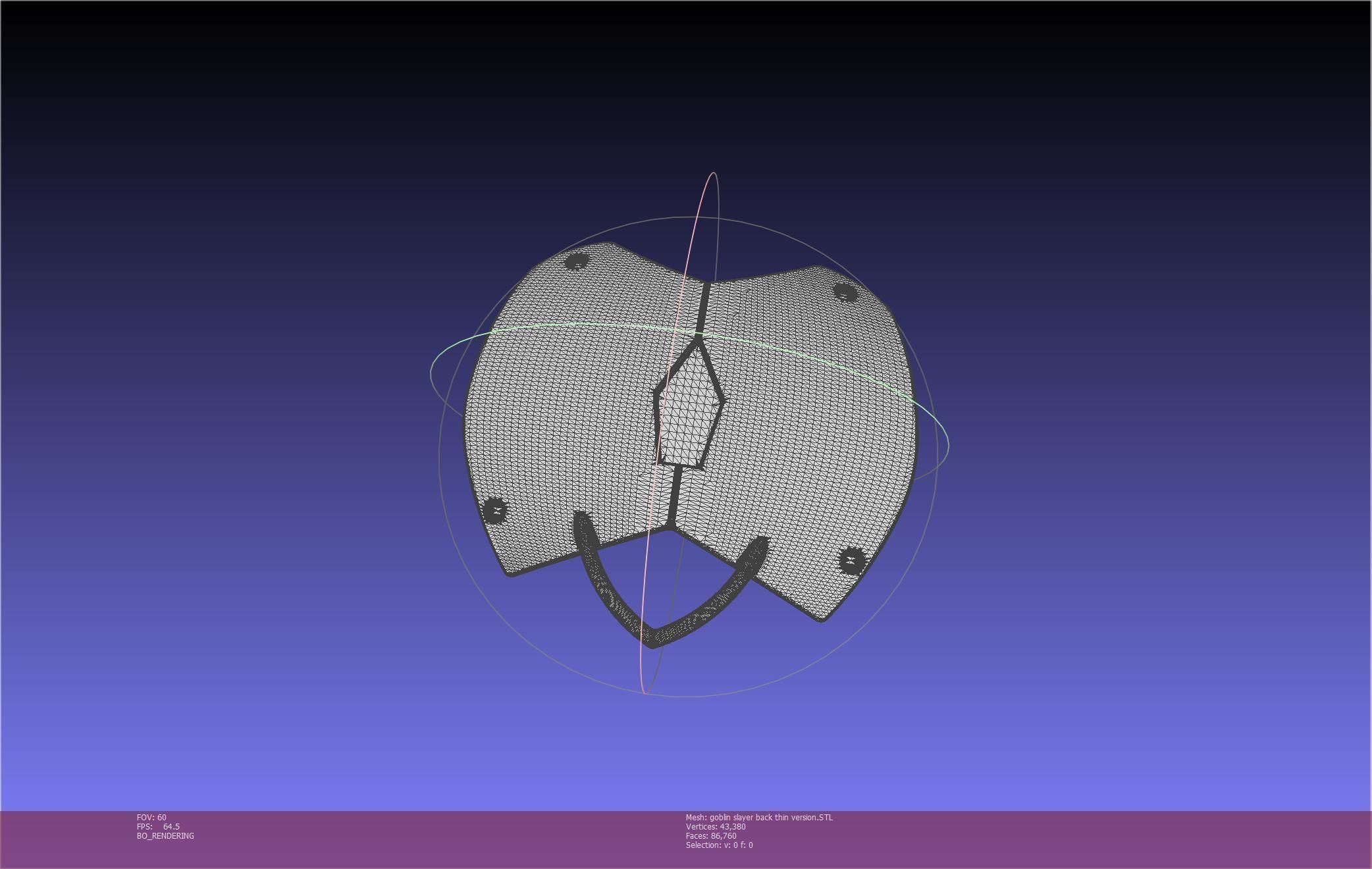 Goblin Slayer Back Armor Printable Model 3D print model_116