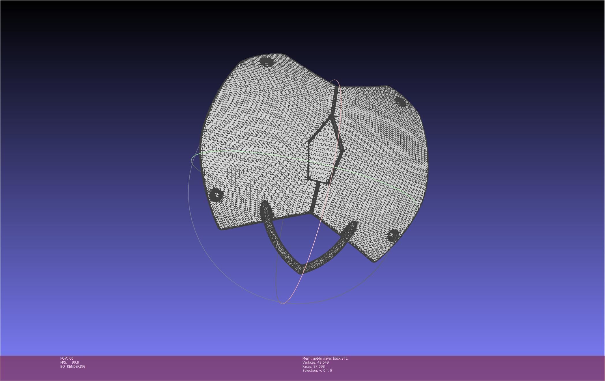 Goblin Slayer Back Armor Printable Model 3D print model_4