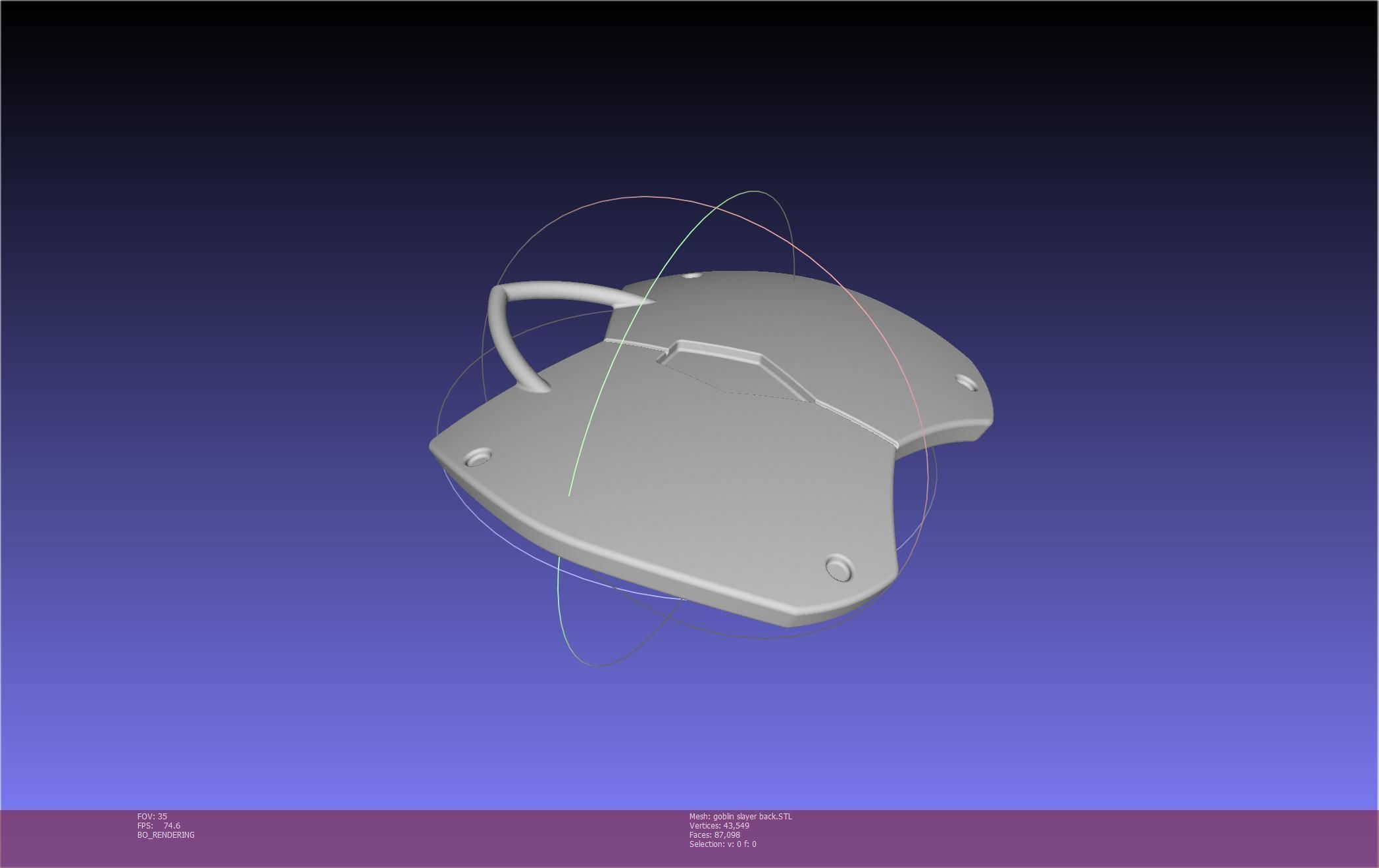 Goblin Slayer Back Armor Printable Model 3D print model_69